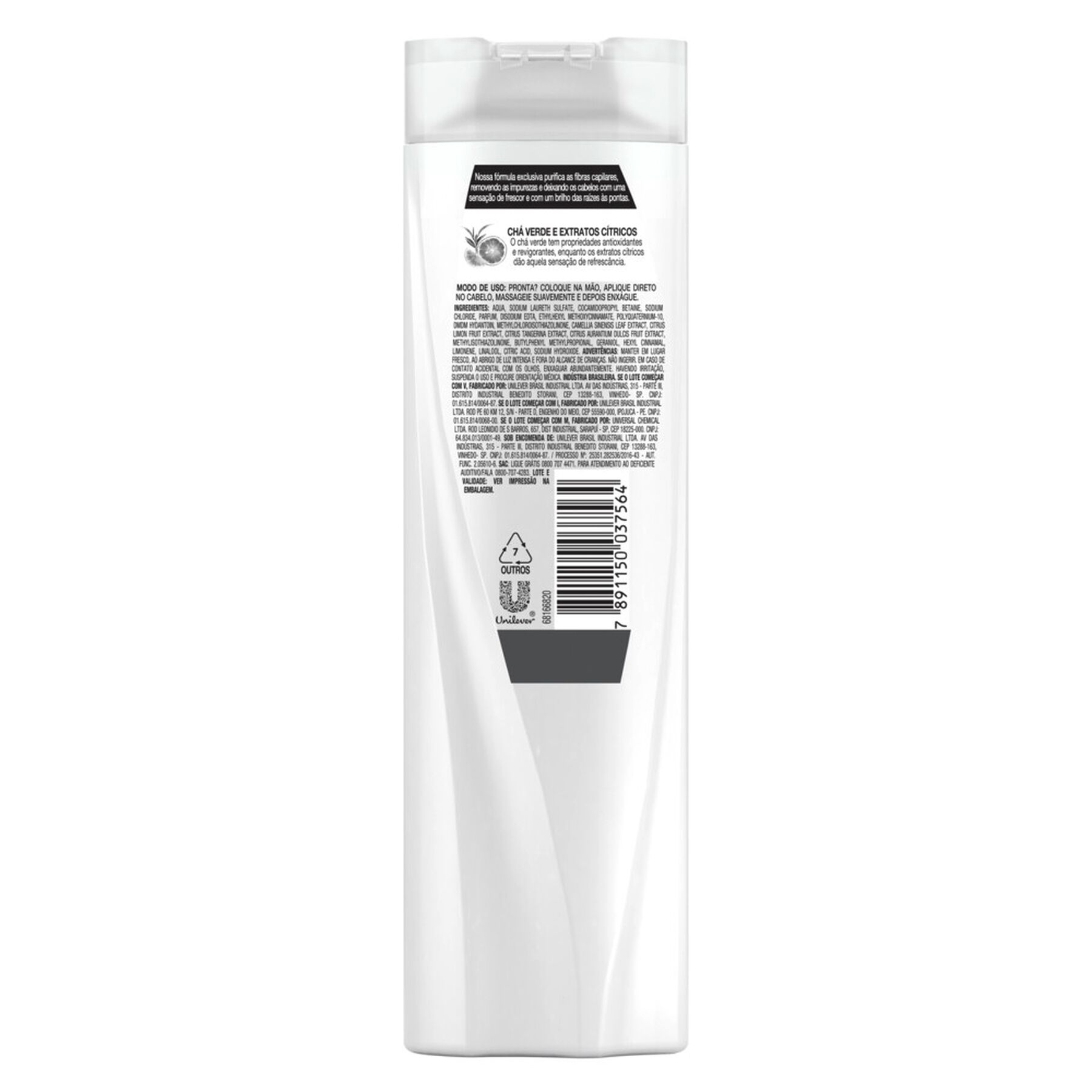 Shampoo Seda Recarga Natural Pureza Detox 325ml