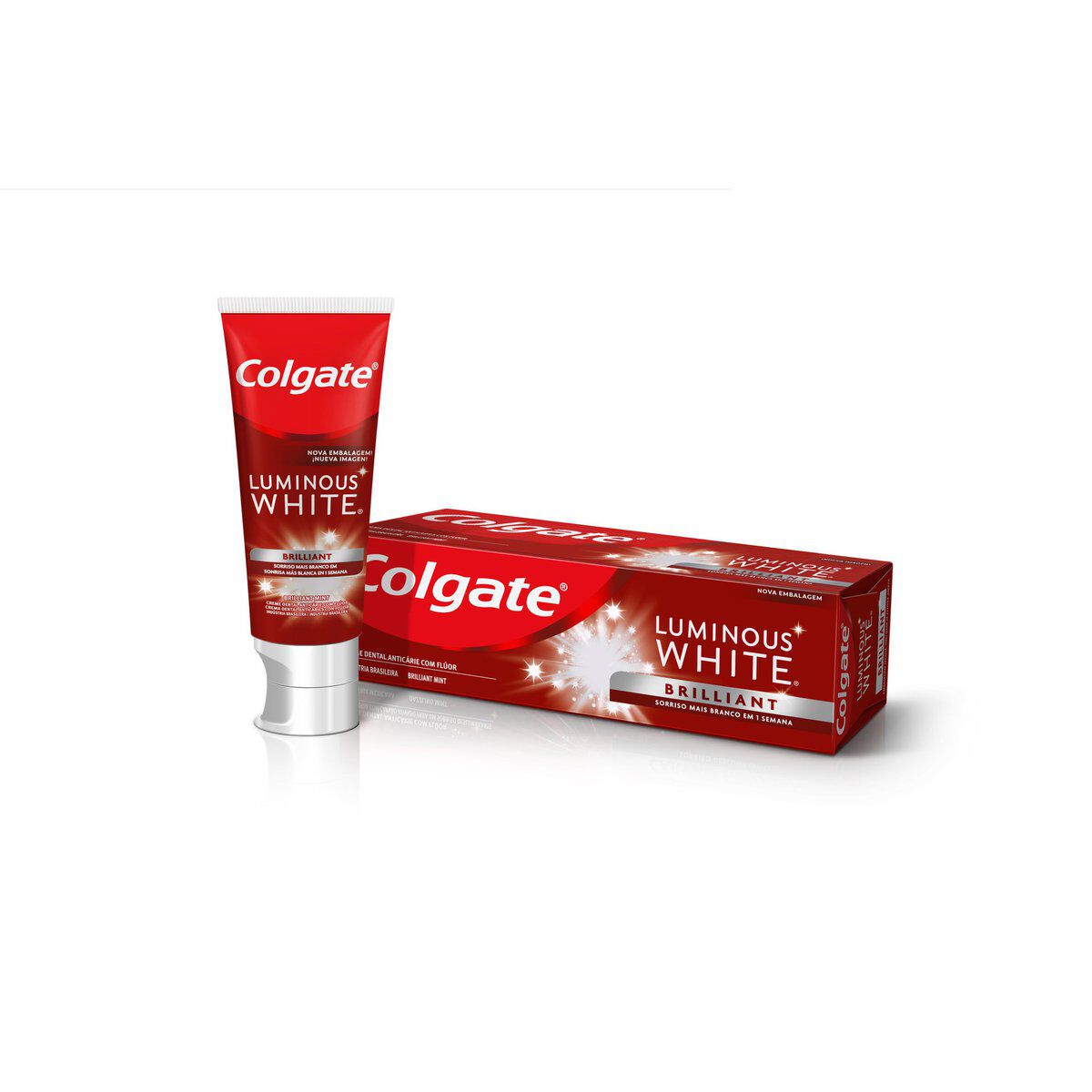 Creme Dental Clareador Colgate Luminous White Brilliant 70g