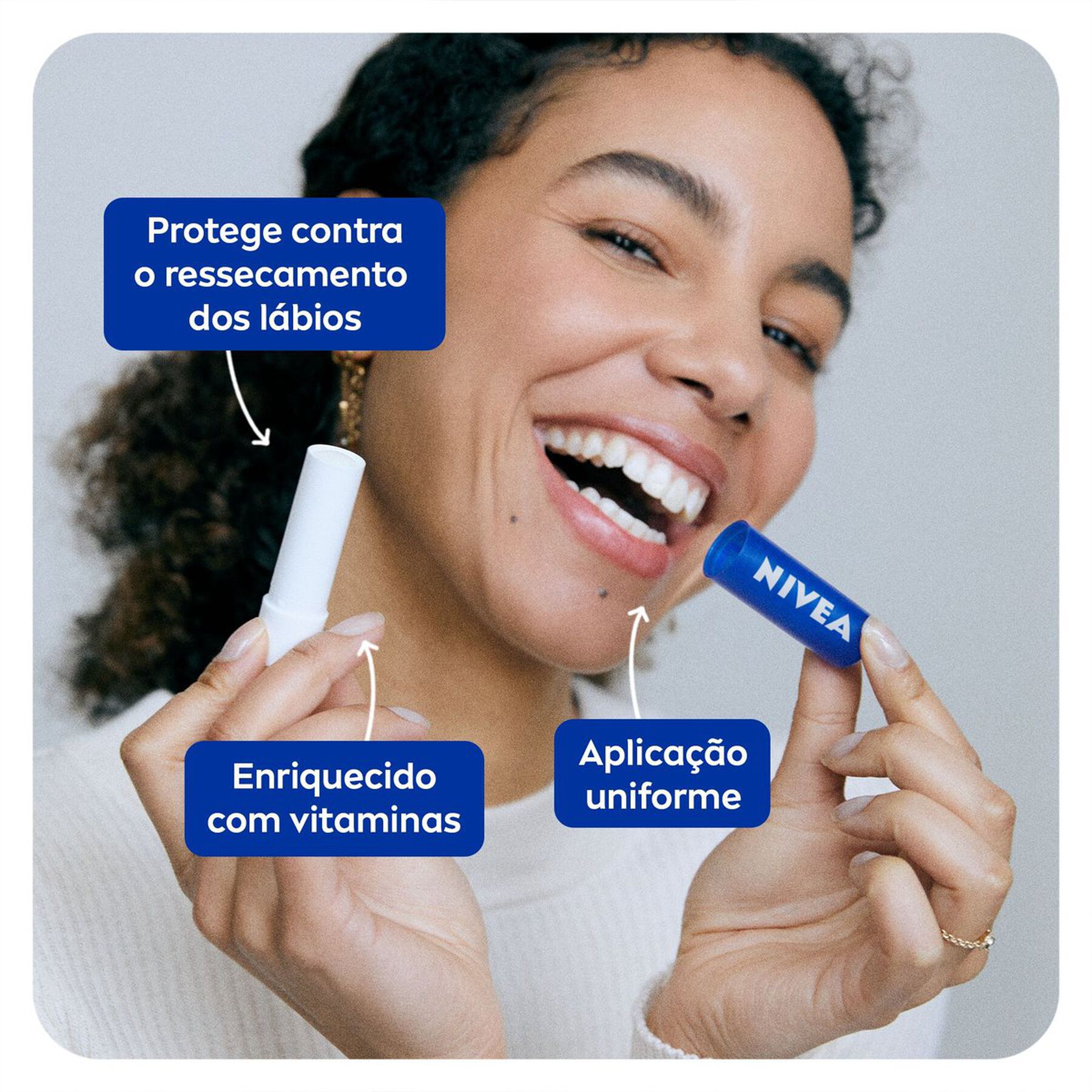 Protetor Original Care Labial Nivea Blister 4,8g