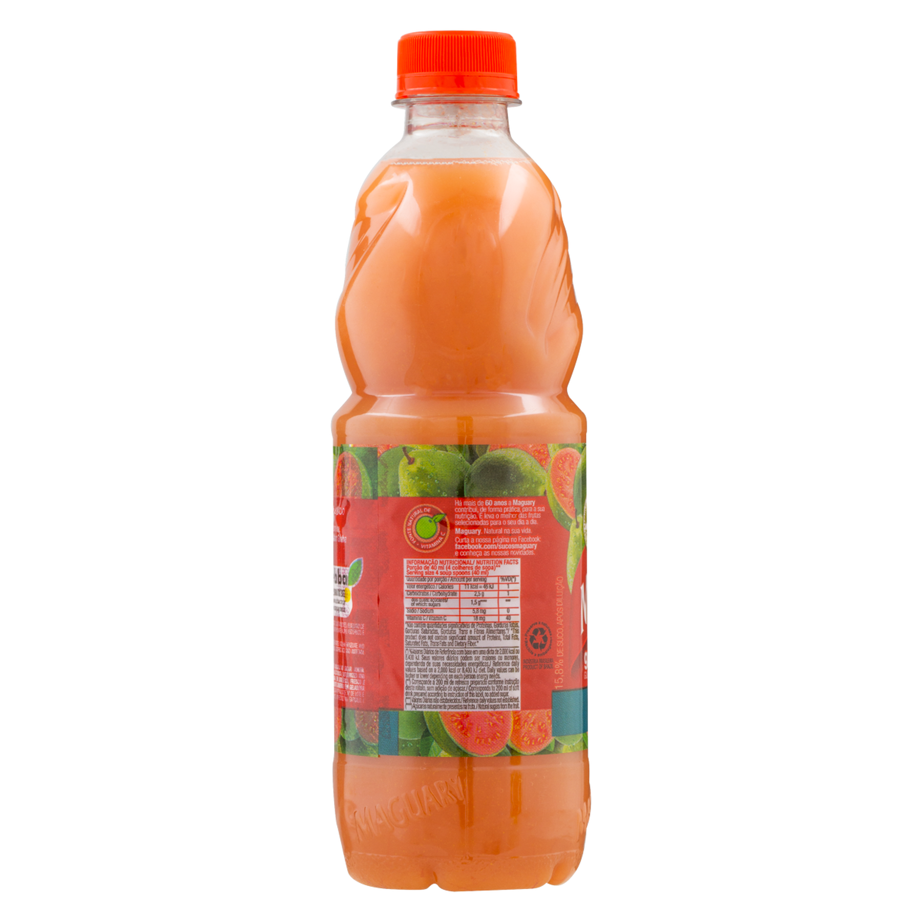 Suco Concentrado Goiaba Maguary Garrafa 500ml