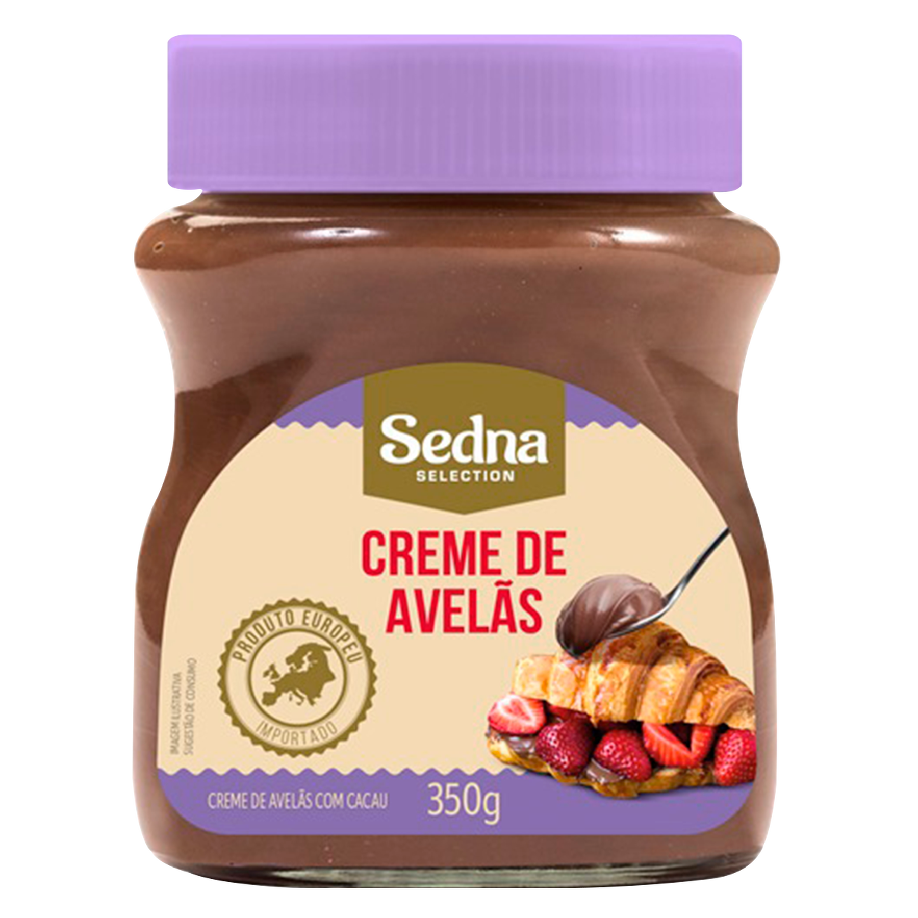 Creme de Avelãs Sedna Vidro 350g