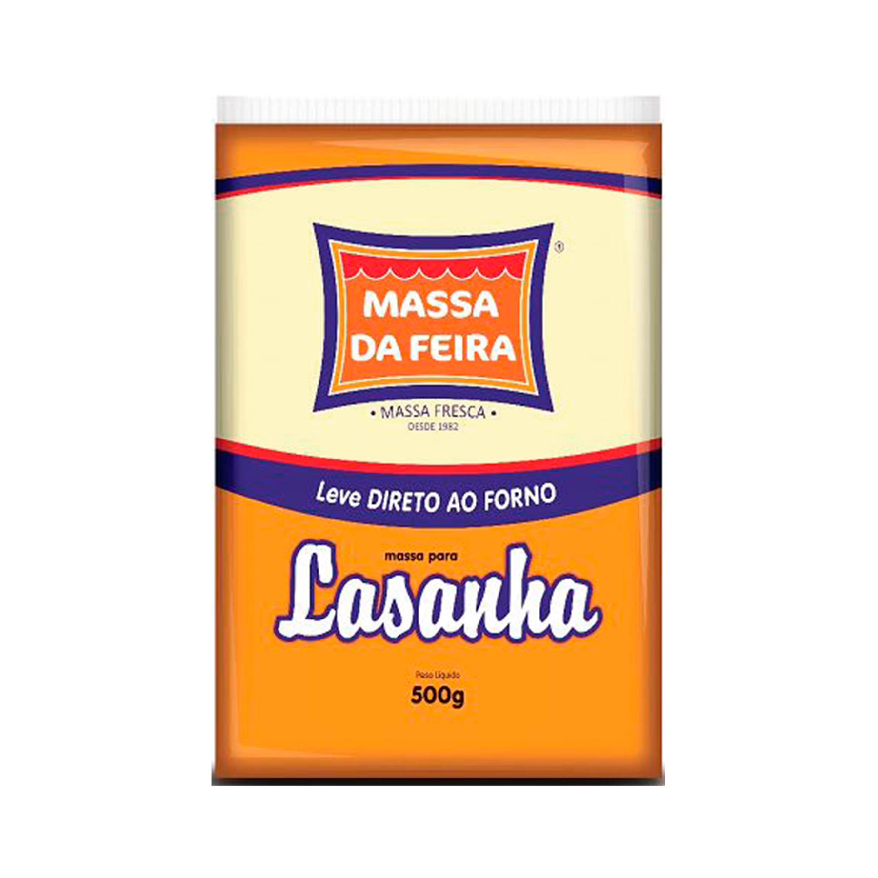 Massa para Lasanha Massa da Feira 500g