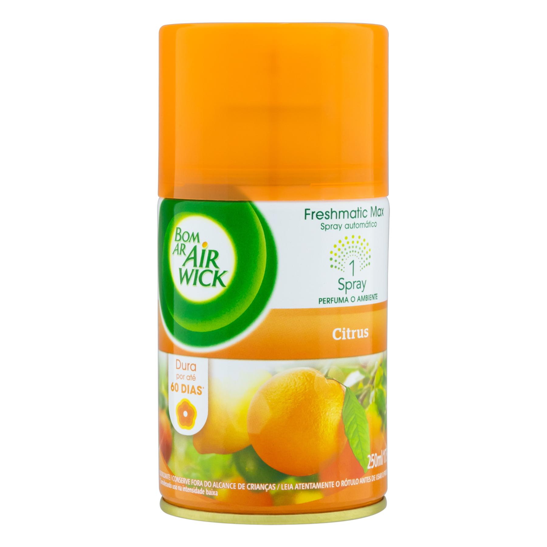 Odorizador de Ambiente Automático Citrus Freshmatic Max Air Wick Bom Ar Frasco 250ml Refil