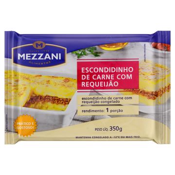 Escondidinho Carne com Requeijão Mezzani Pacote 350g