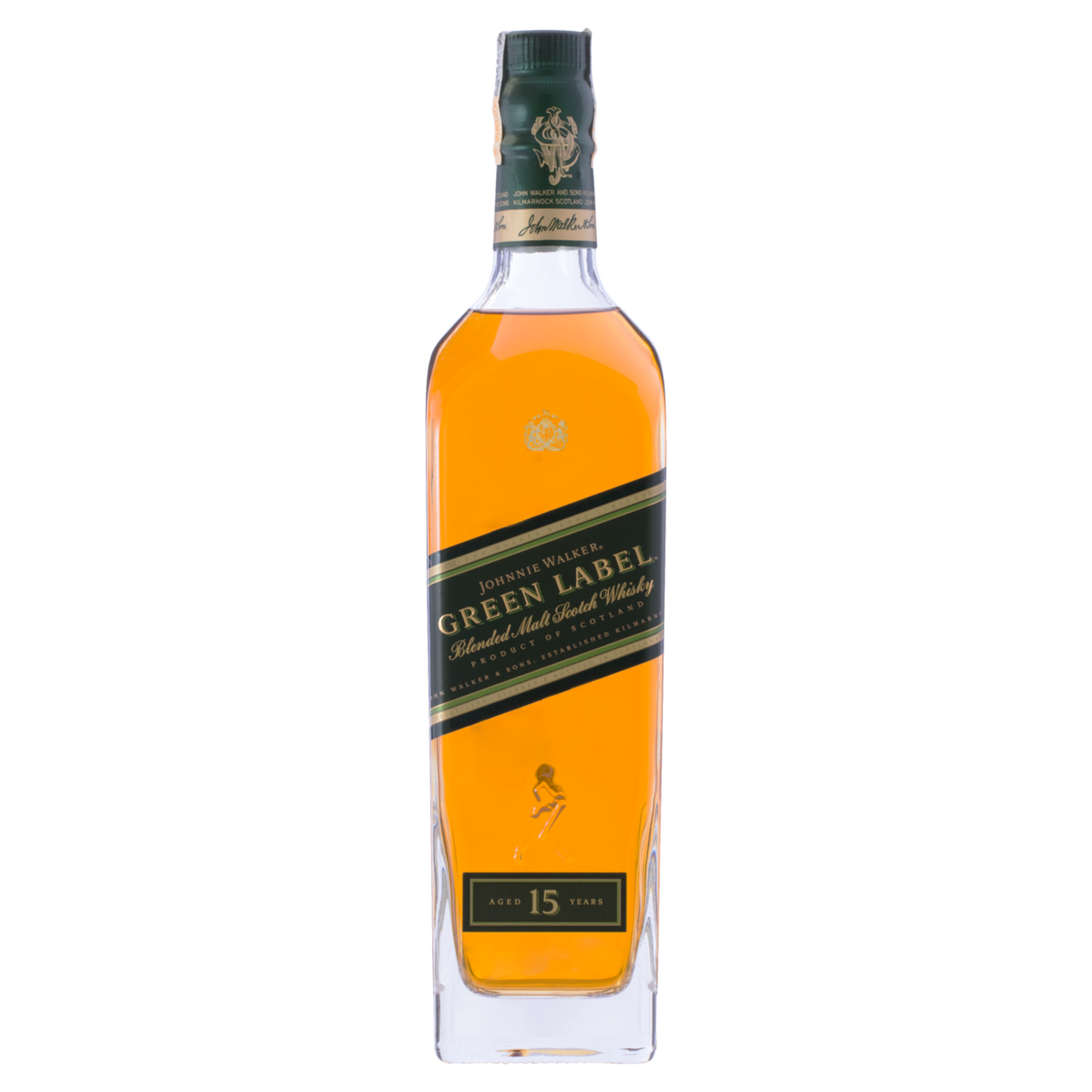 Whisky Escoc&ecirc;s Blended Green Label Johnnie Walker Garrafa 750ml&nbsp;