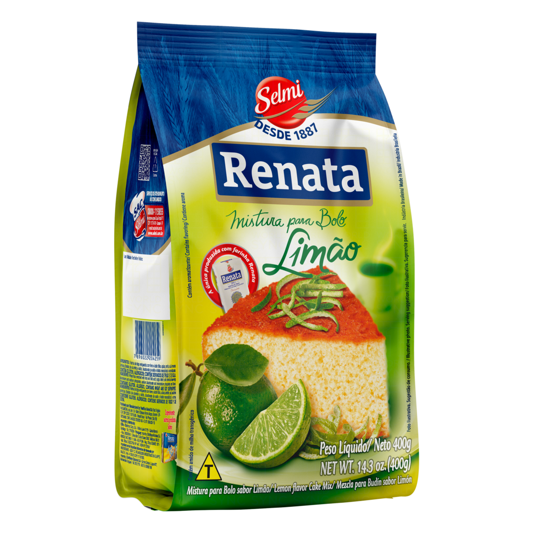Mistura para Bolo Limão Renata 400g