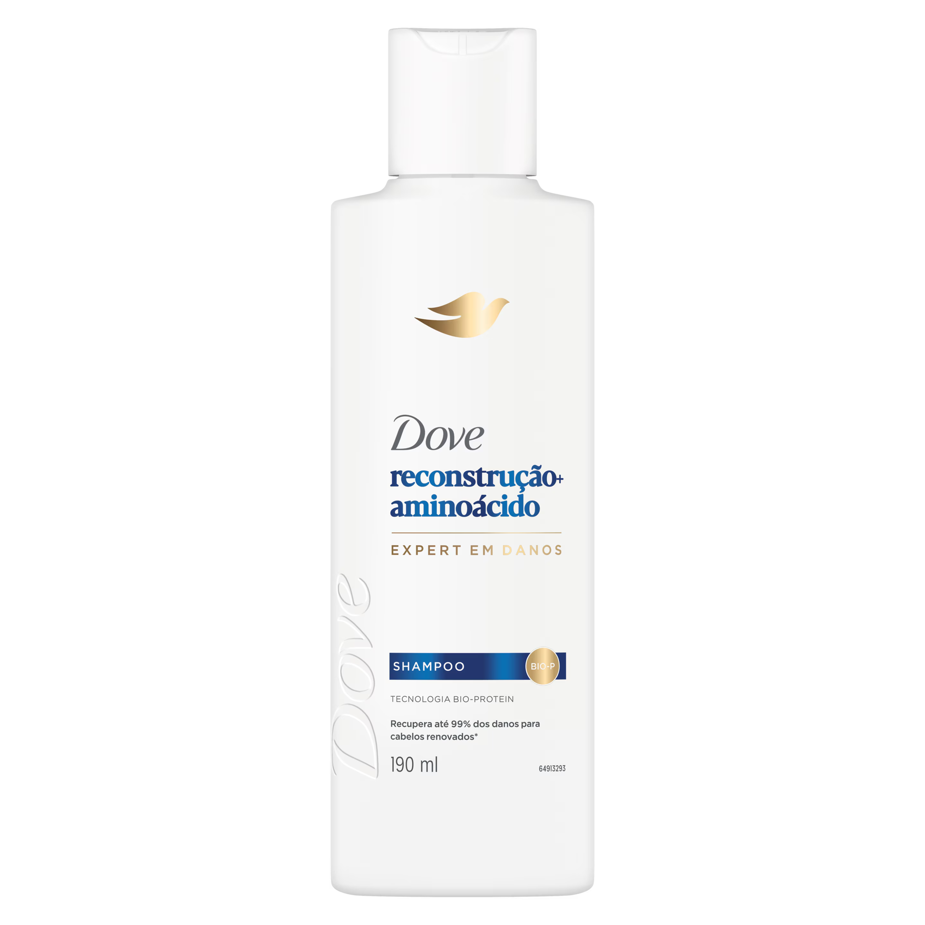 Shampoo Dove Reconstru&ccedil;&atilde;o + Amino&aacute;cido Frasco 190ml