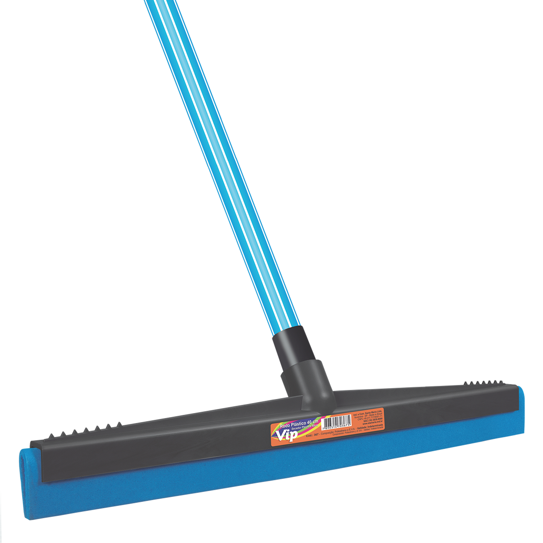 Rodo Plástico com Cabo Vip Santa Maria 40cm 