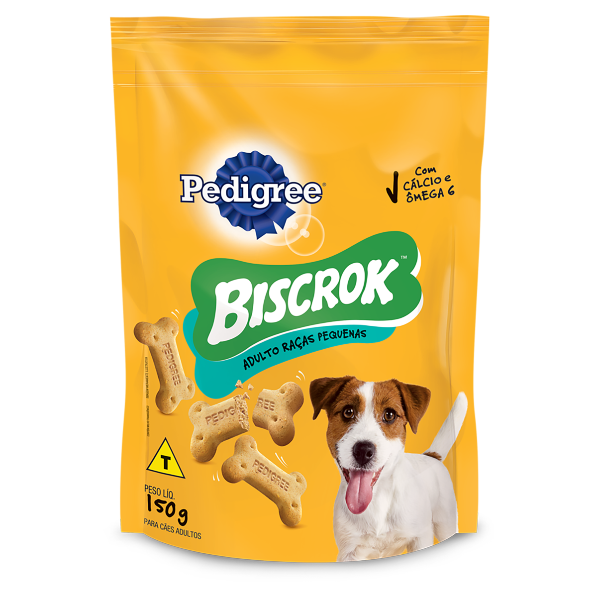 Petisco para C&atilde;es Adultos Ra&ccedil;as Pequenas Biscrok Pedigree Pouch 150g