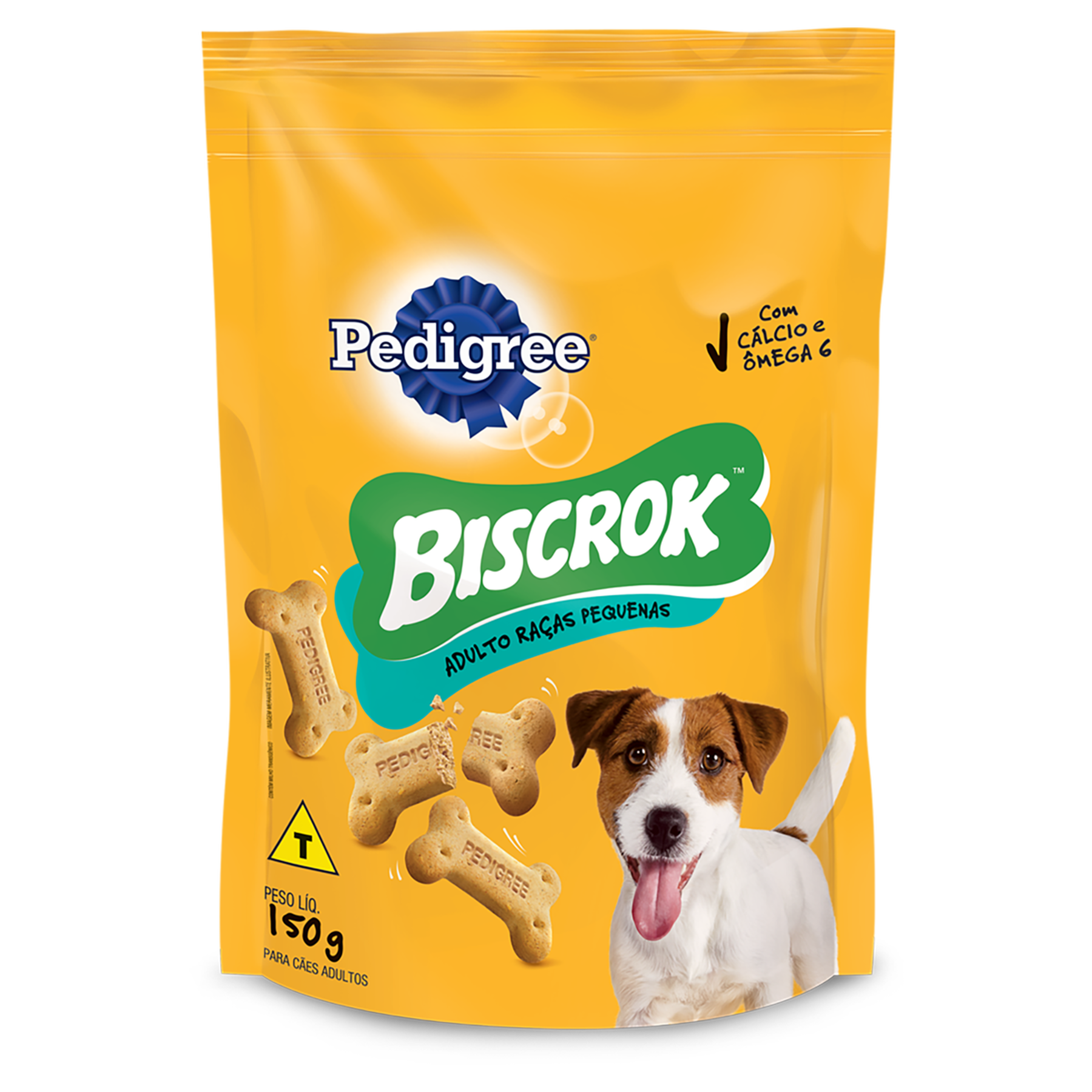Petisco para Cães Adultos Raças Pequenas Biscrok Pedigree Pouch 150g