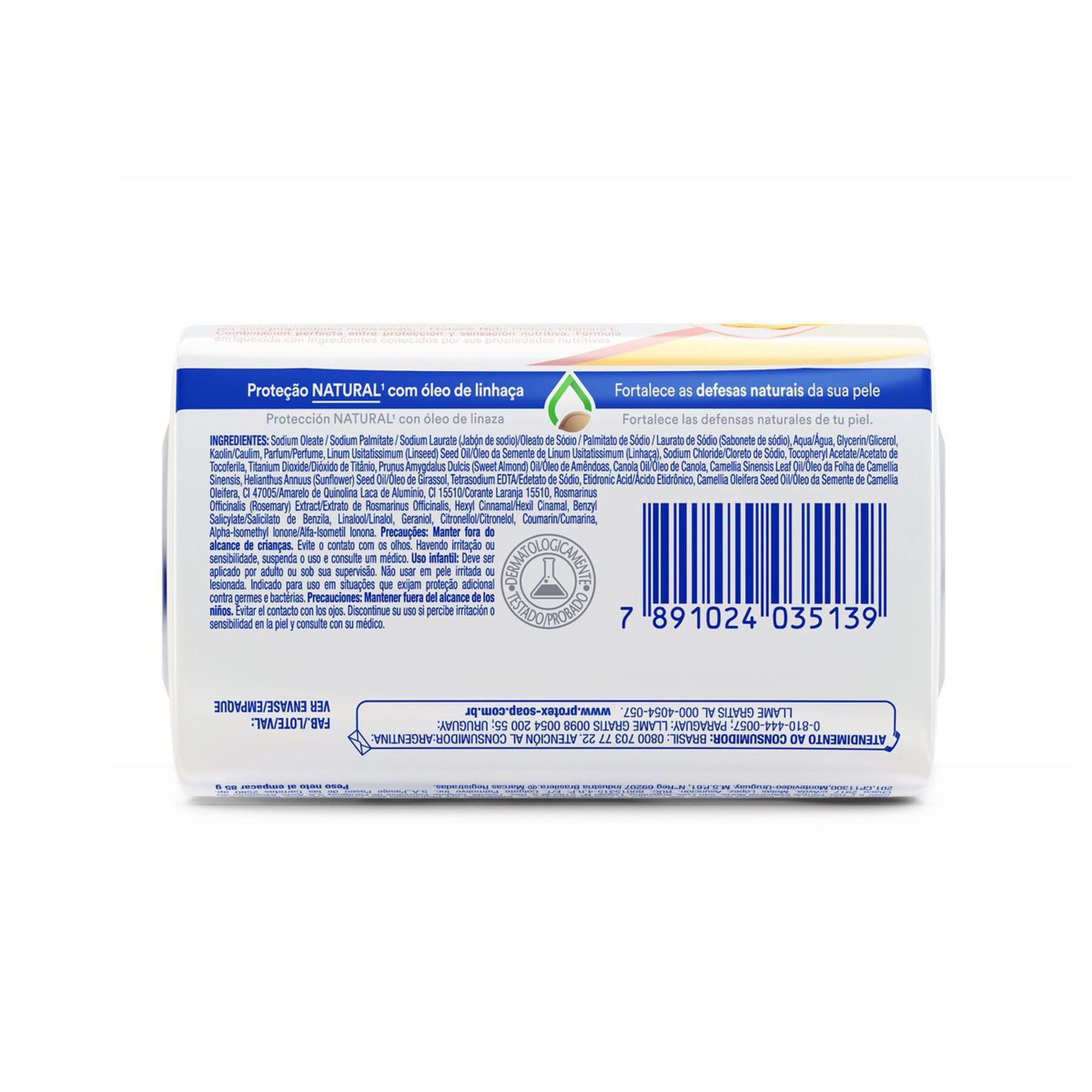 Sabonete em Barra Antibacteriano Protex Vitamina E Cartucho 85g