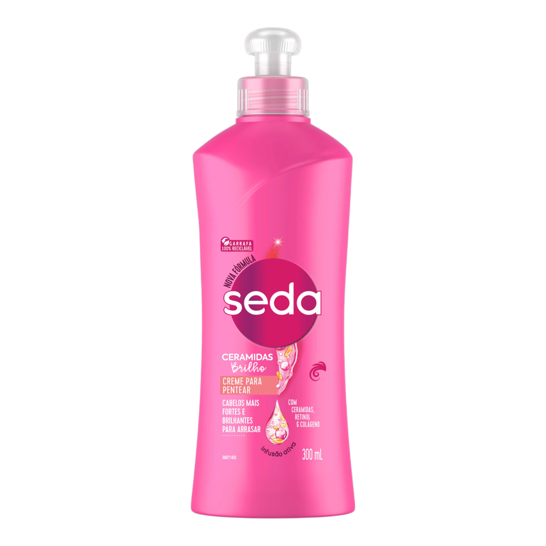 Creme Seda Brilho Ceramidas Frasco 300ml