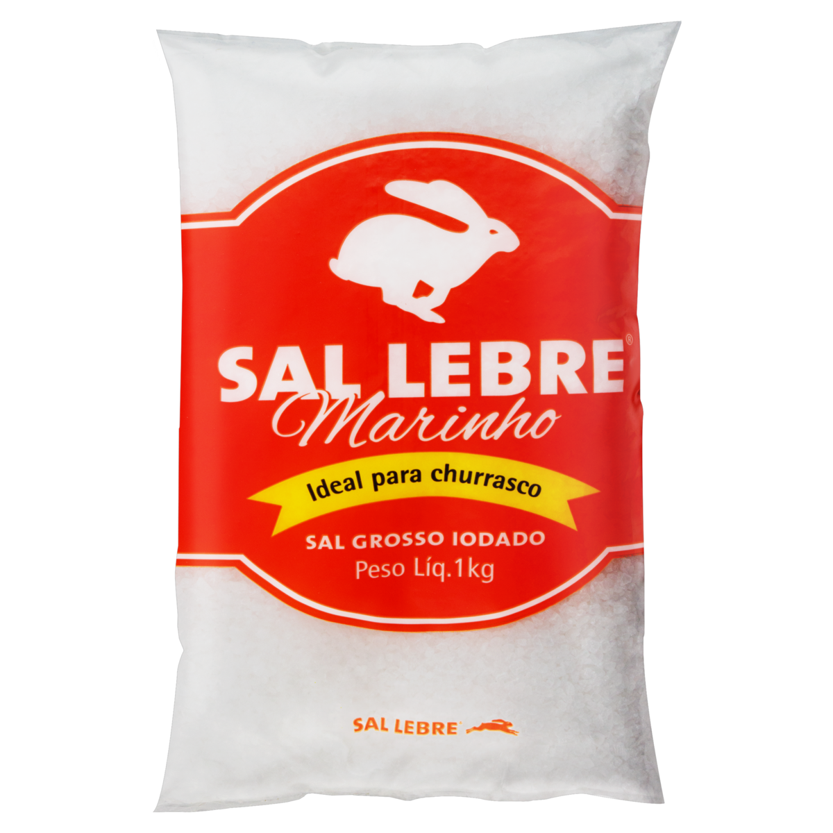 Sal Grosso para Churrasco Lebre Pacote 1kg