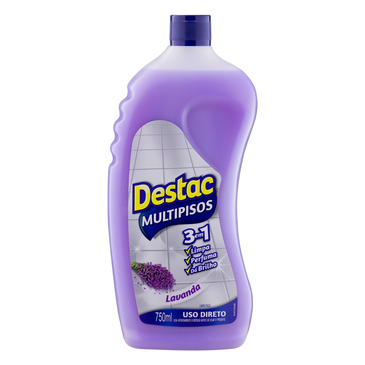 Limpador Multipisos Lavanda Destac Squeeze 750ml