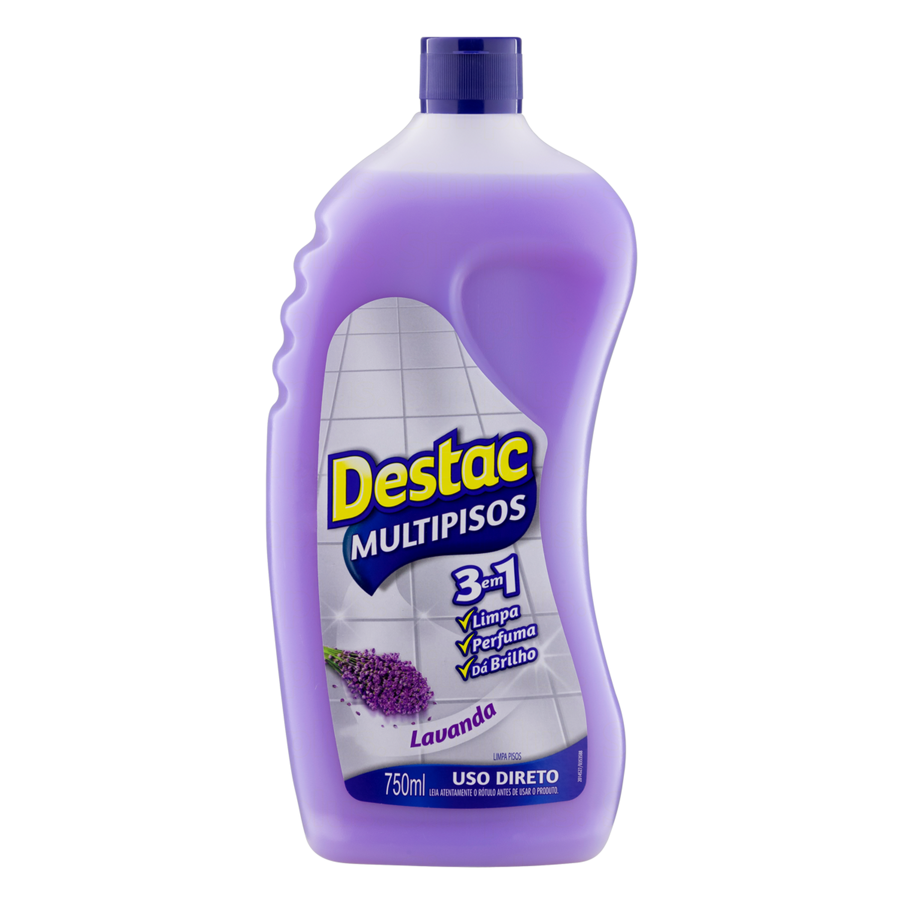 Limpador Multipisos Lavanda Destac Squeeze 750ml