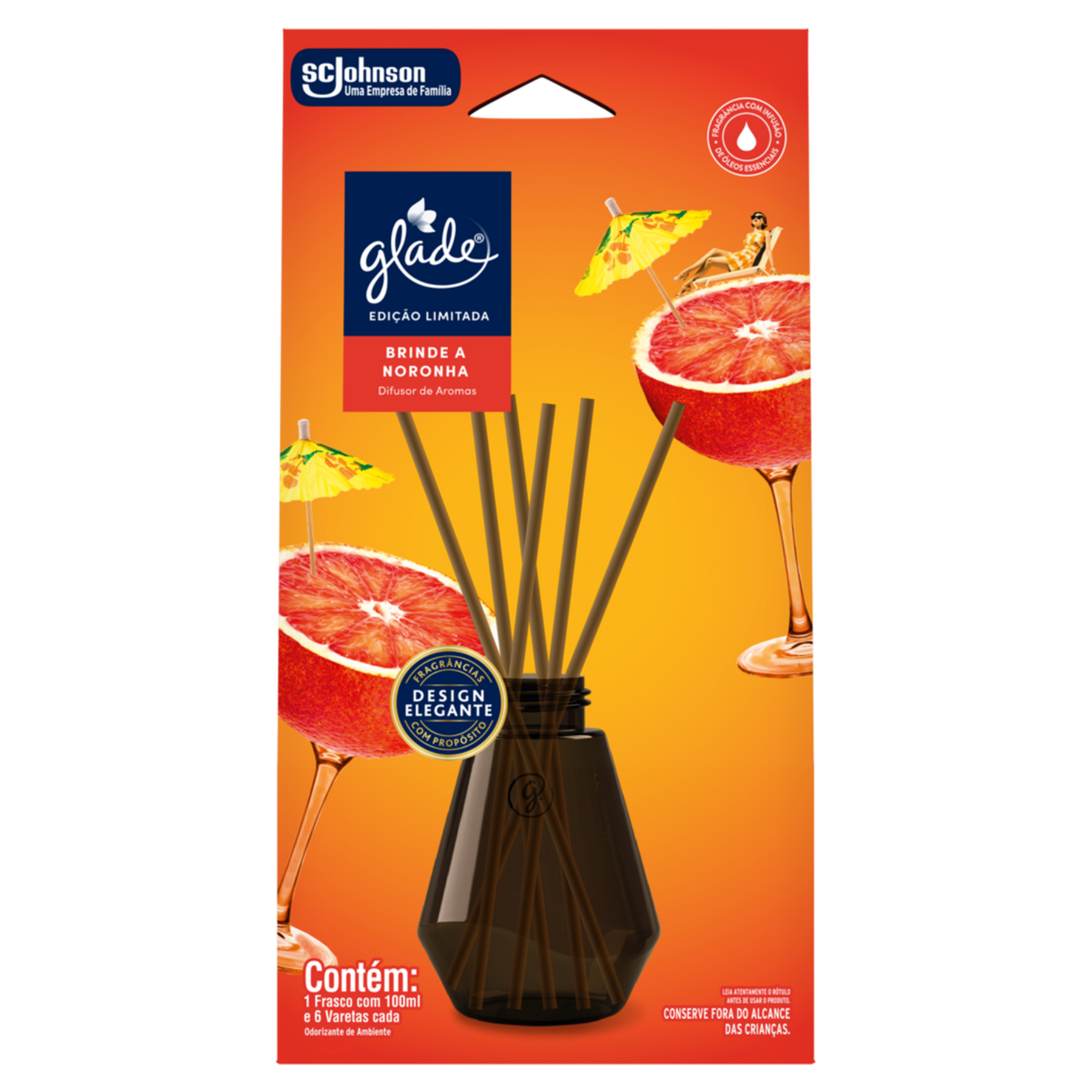 Difusor de Aromas Brinde a Noronha Glade Caixa 100ml