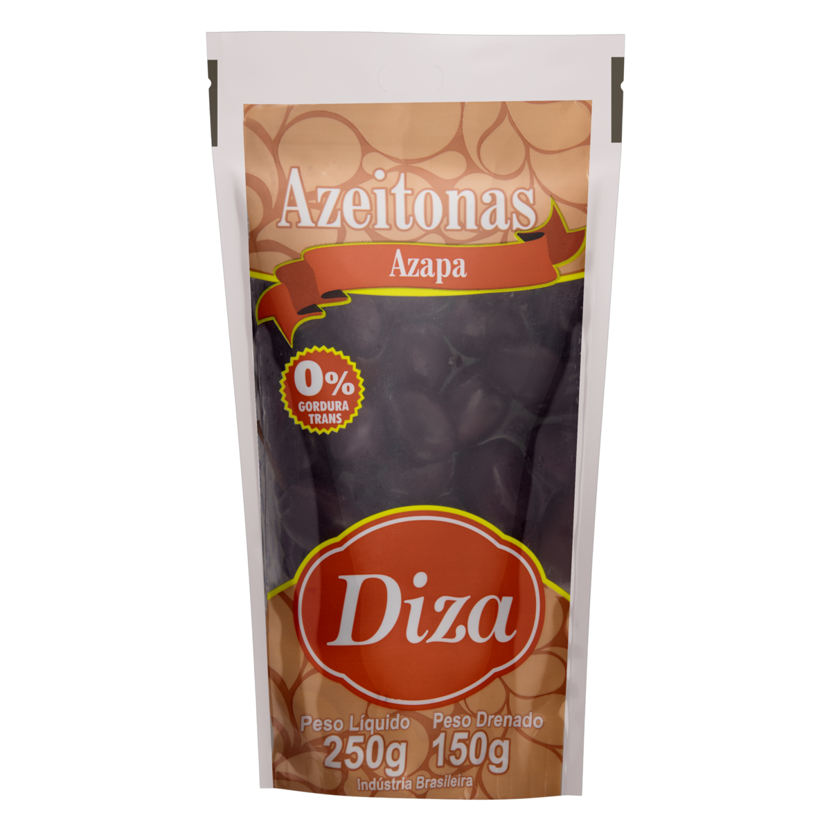 Azeitona Preta em Conserva Azapa Diza Sach&ecirc; 150g