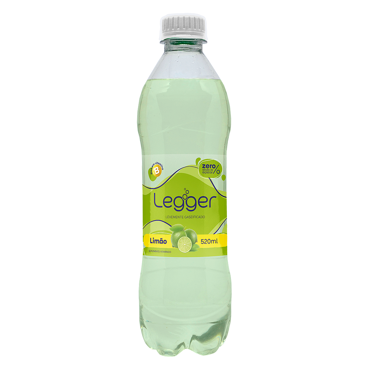 Refrigerante Lim&atilde;o Zero Legger Garrafa 520ml
