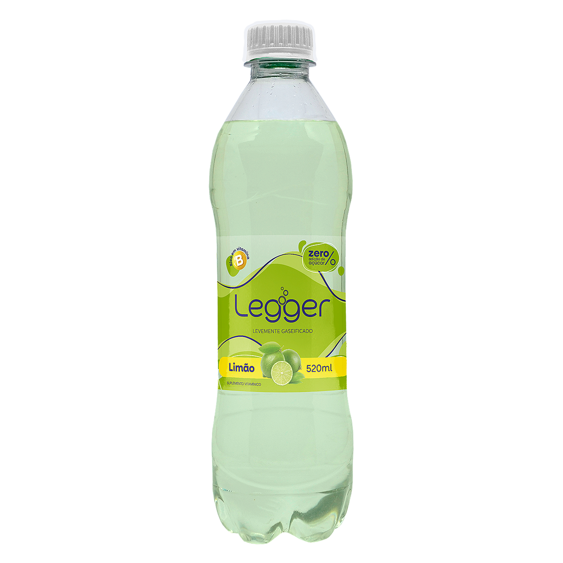 Refrigerante Lim&atilde;o Zero Legger Garrafa 520ml