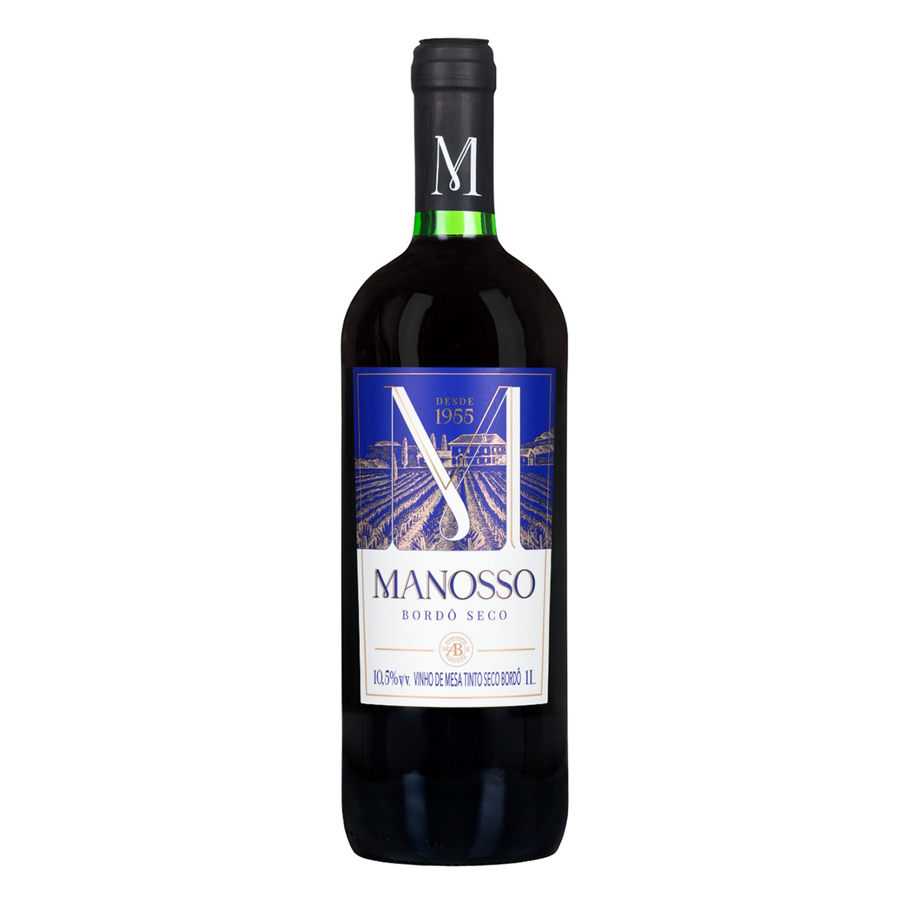 Vinho Tinto Bord&ocirc; Seco Manosso Garrafa 1l