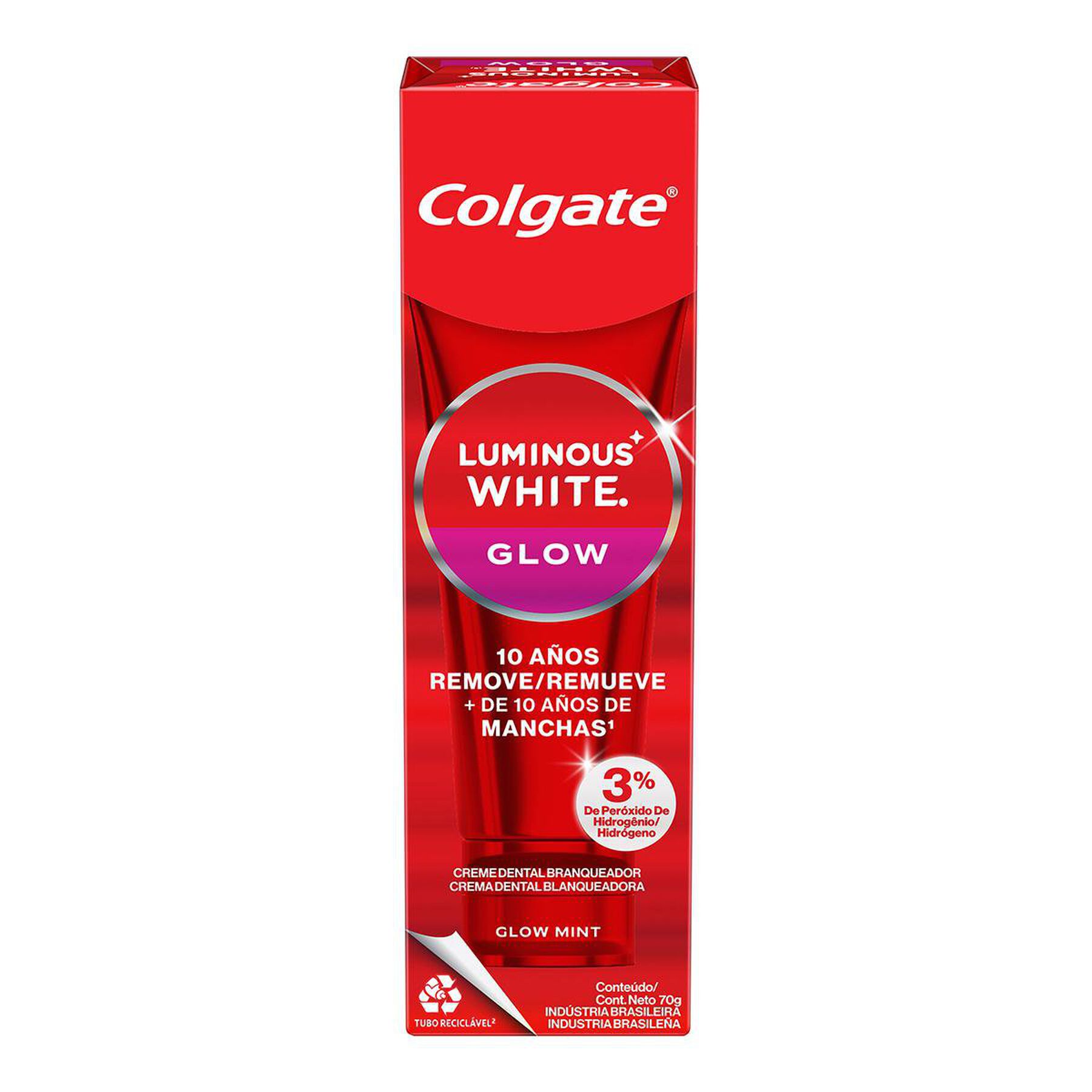 Creme Dental Clareador Colgate Luminous White Glow 70g