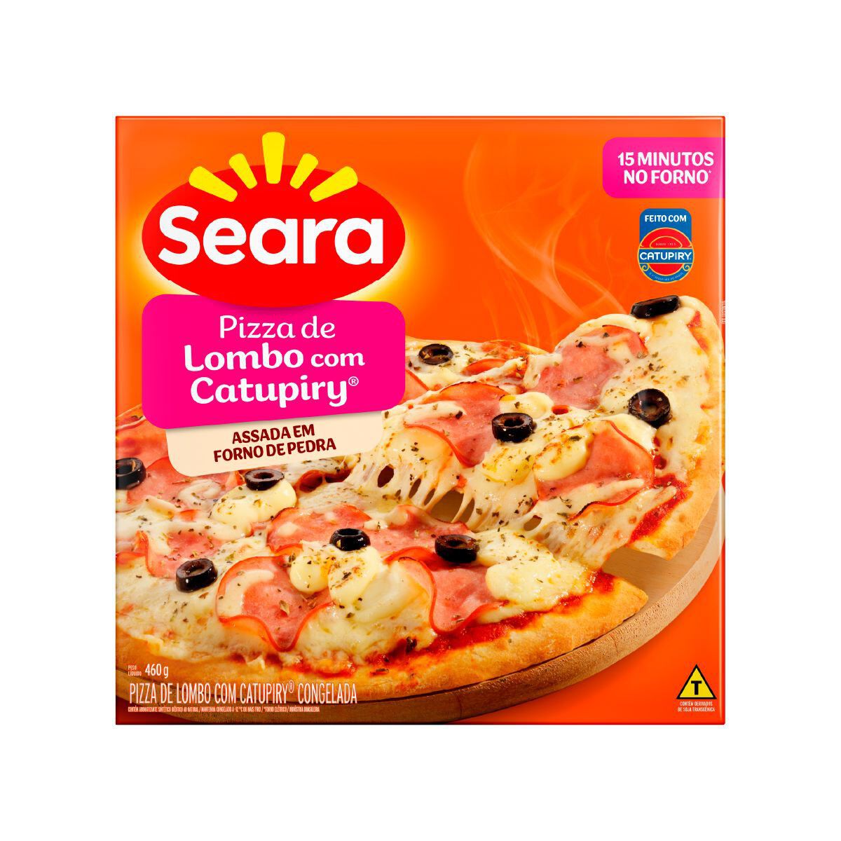Pizza de Lombo com Catupiry Seara Caixa 460g
