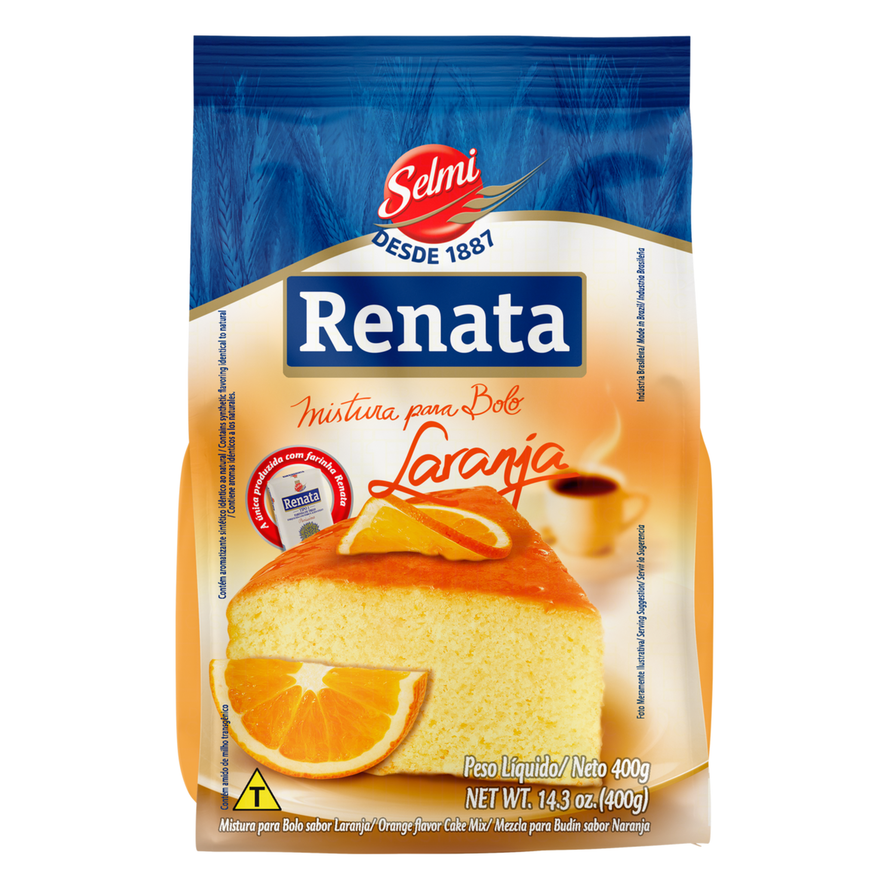 Mistura para Bolo Laranja Renata 400g