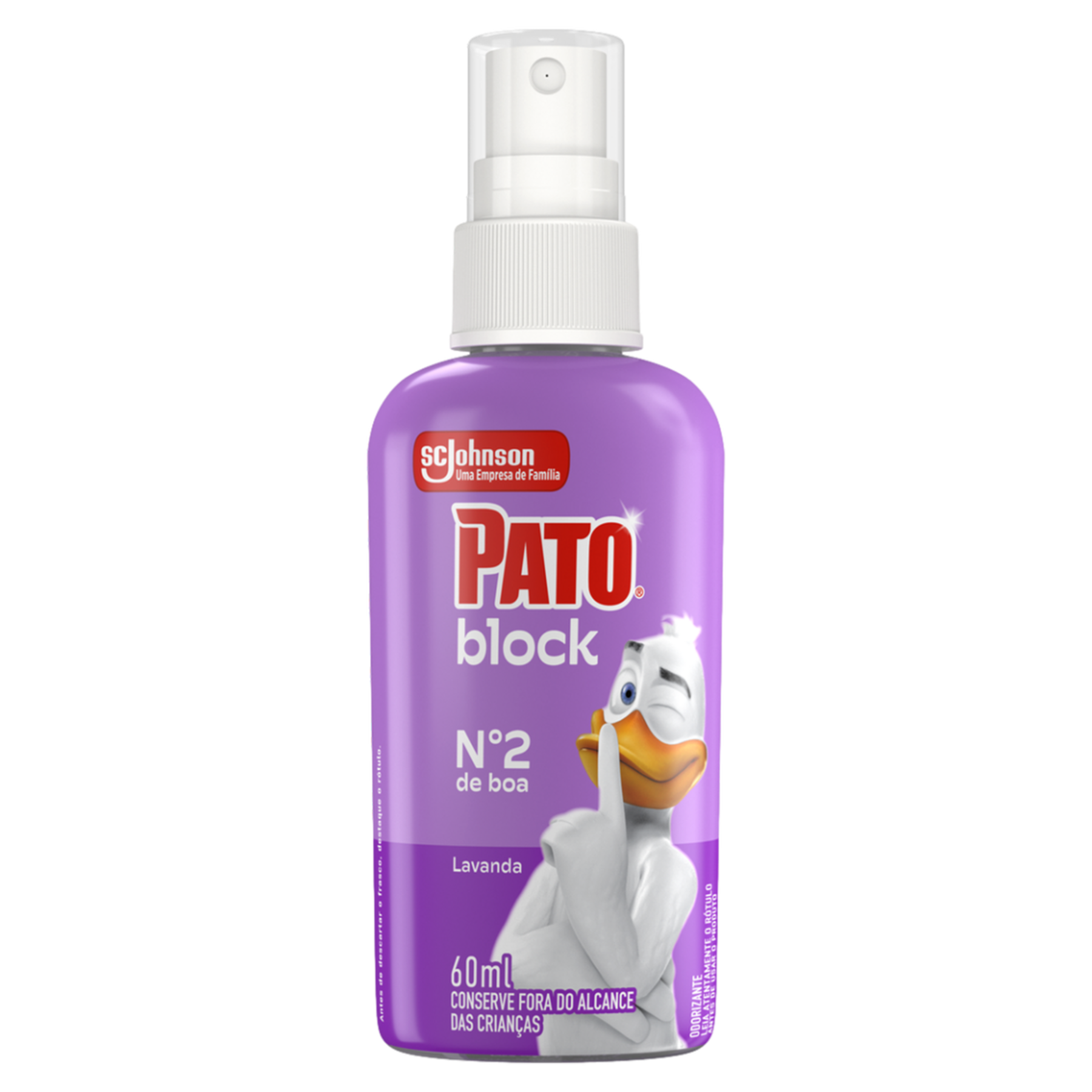 Odorizador Sanitário Líquido Lavanda Pato Block 60ml Spray