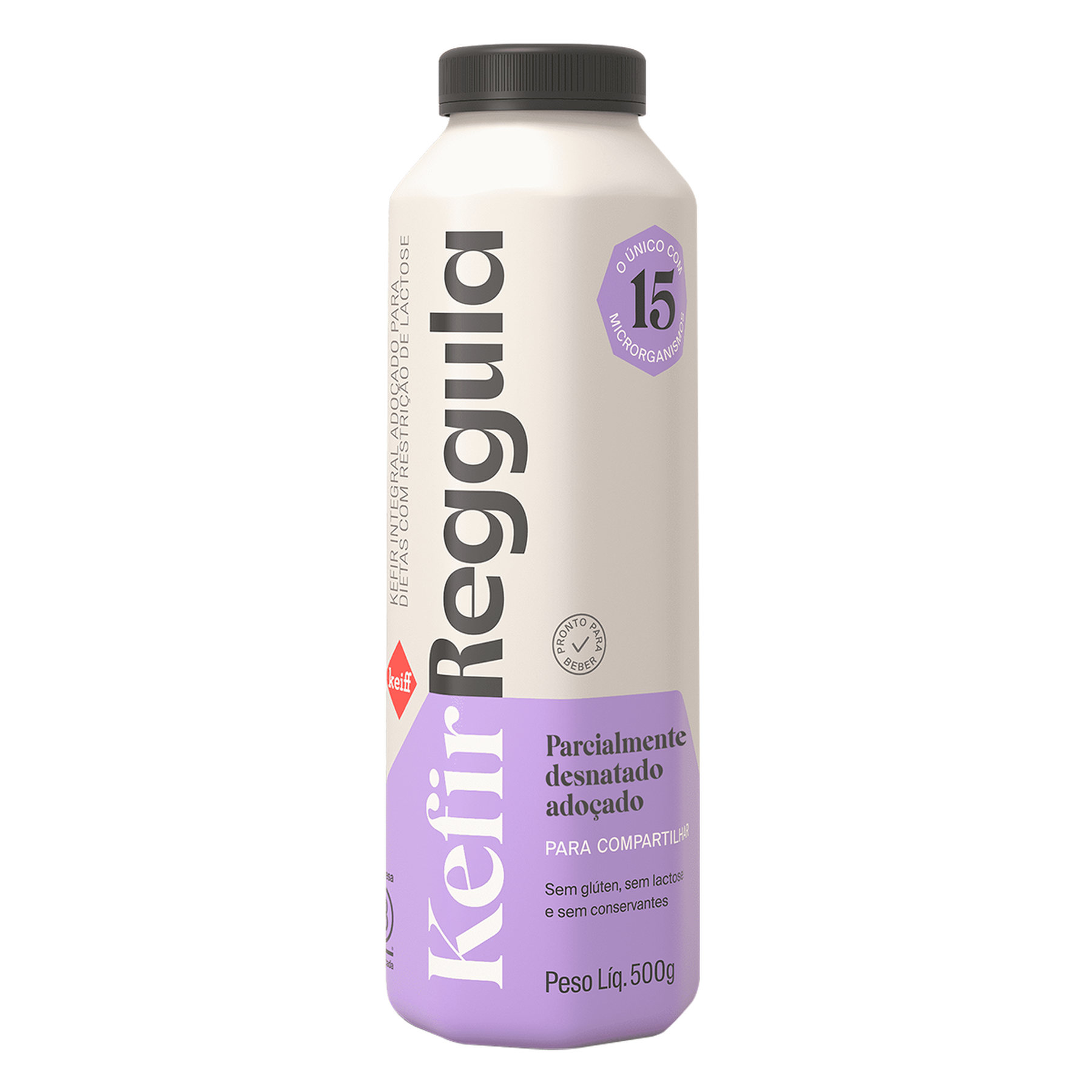 Kefir Desnatado Adoçado Reggula 500g