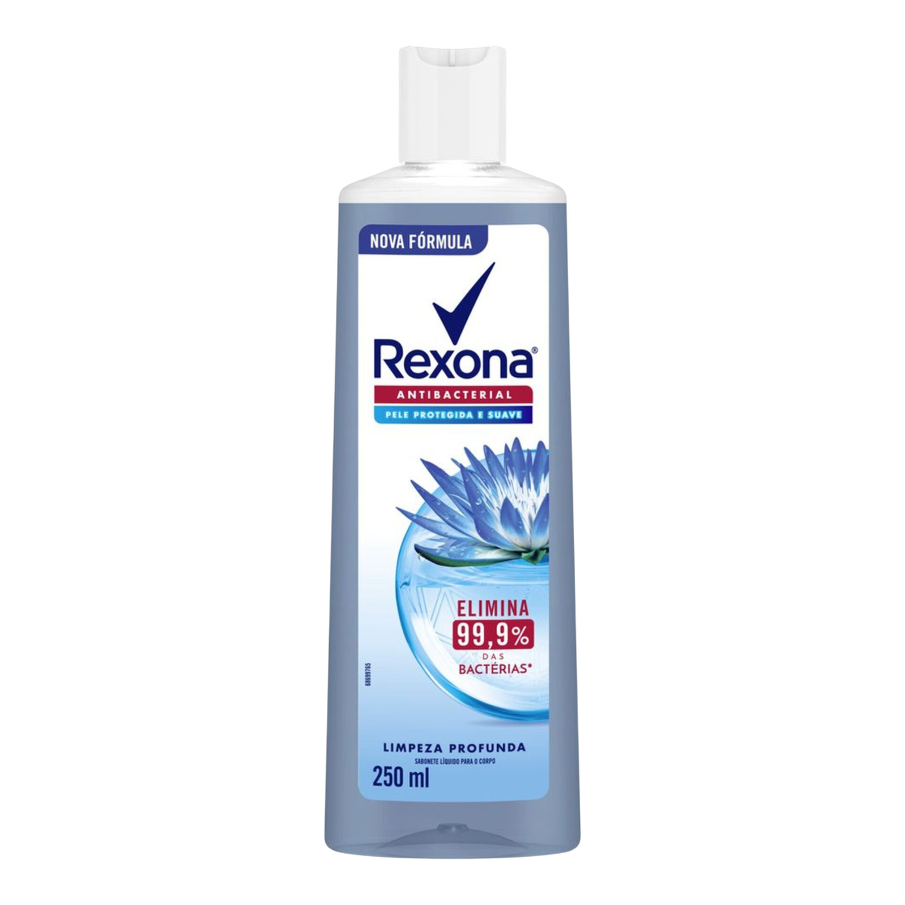 Sabonete L&iacute;quido Antibacterial Limpeza Profunda Rexona Frasco 250ml