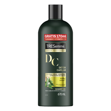 Shampoo Detox Capilar Tresemmé Frasco 670ml