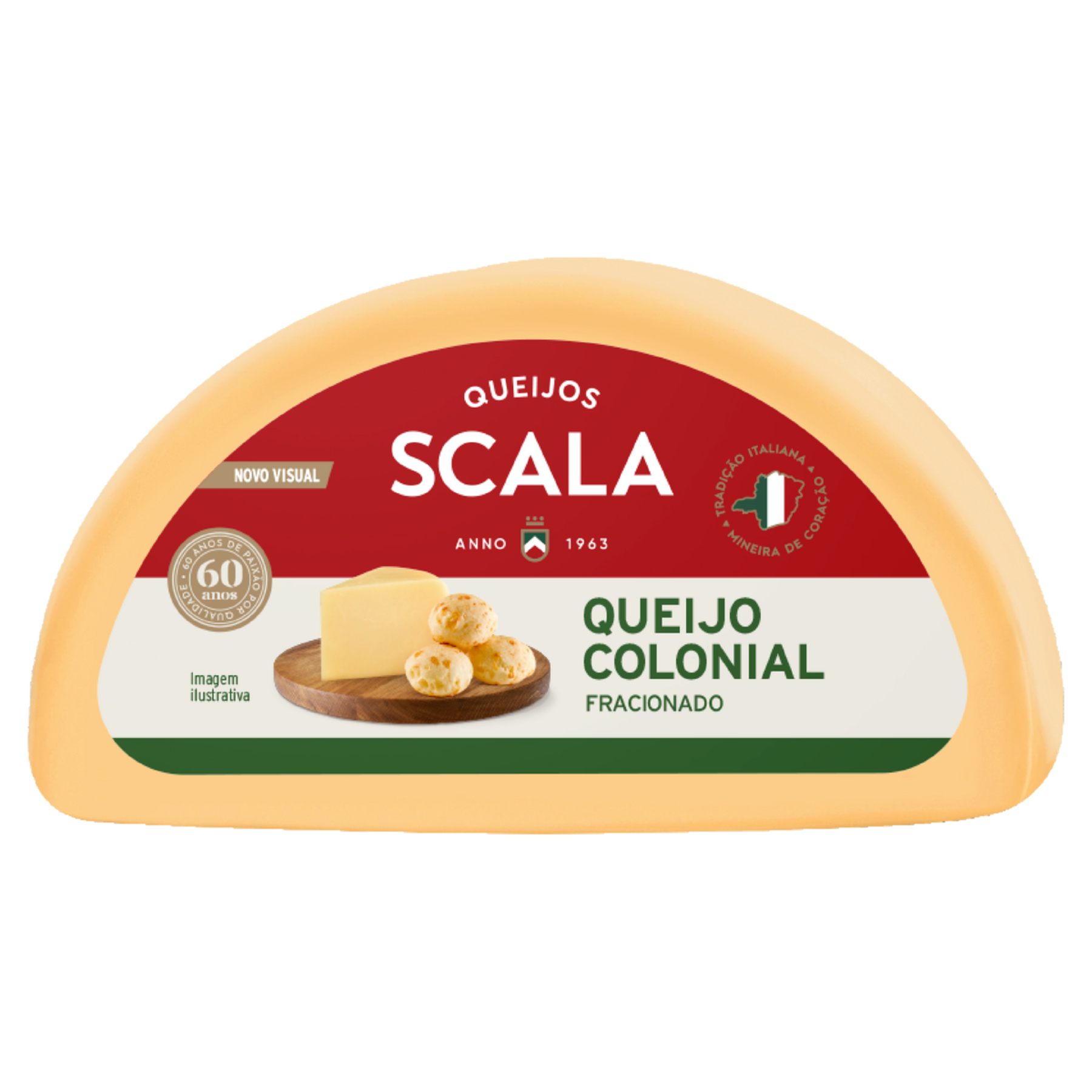 Queijo Colonial Scala Fracionado aprox. 500g
