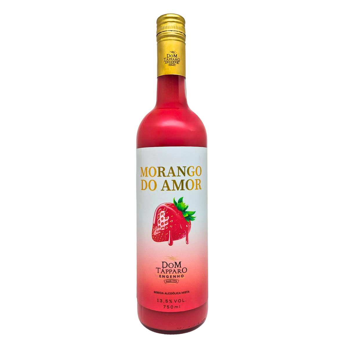 Licor Morango do Amor Dom T&aacute;pparo Garrafa 750ml
