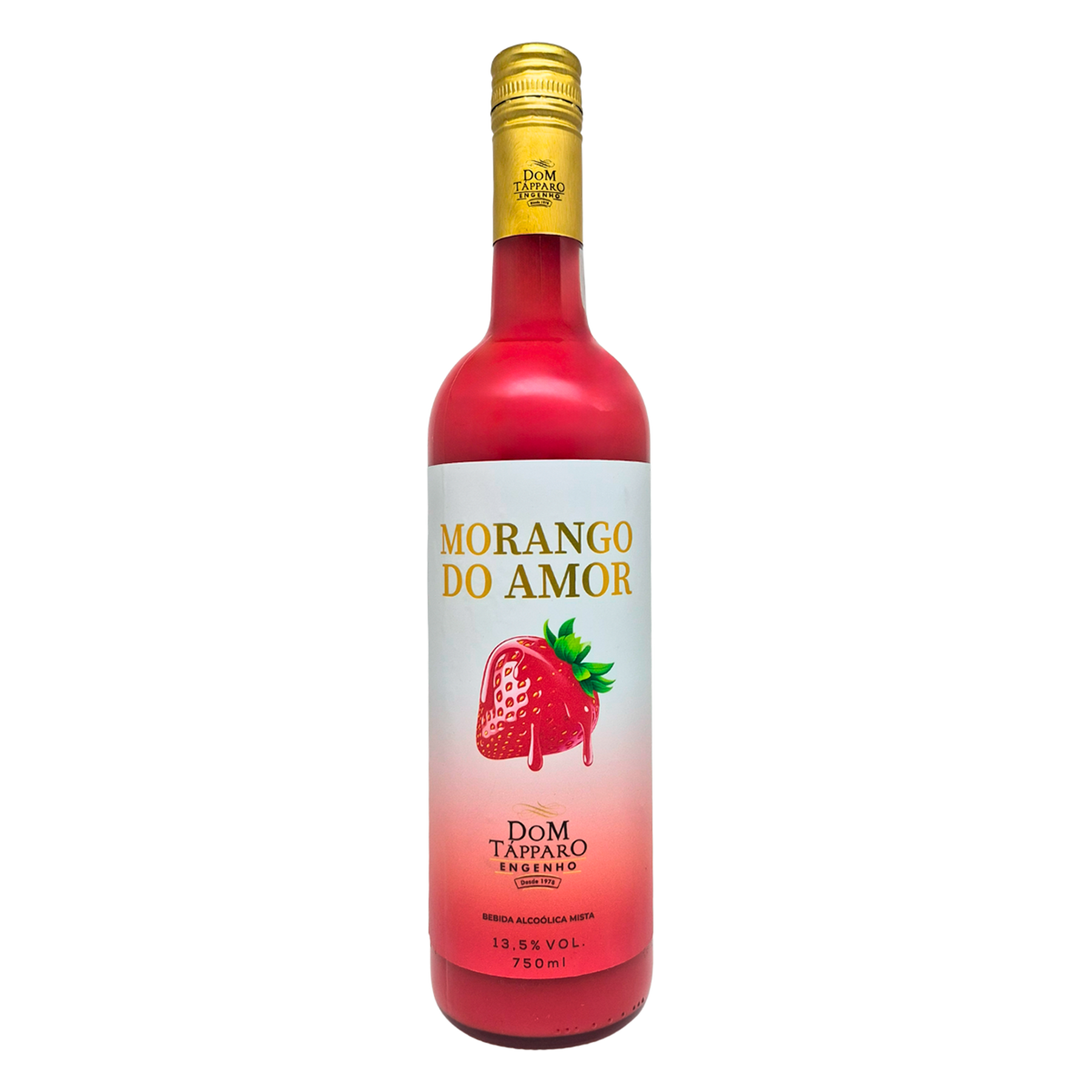 Licor Morango do Amor Dom T&aacute;pparo Garrafa 750ml