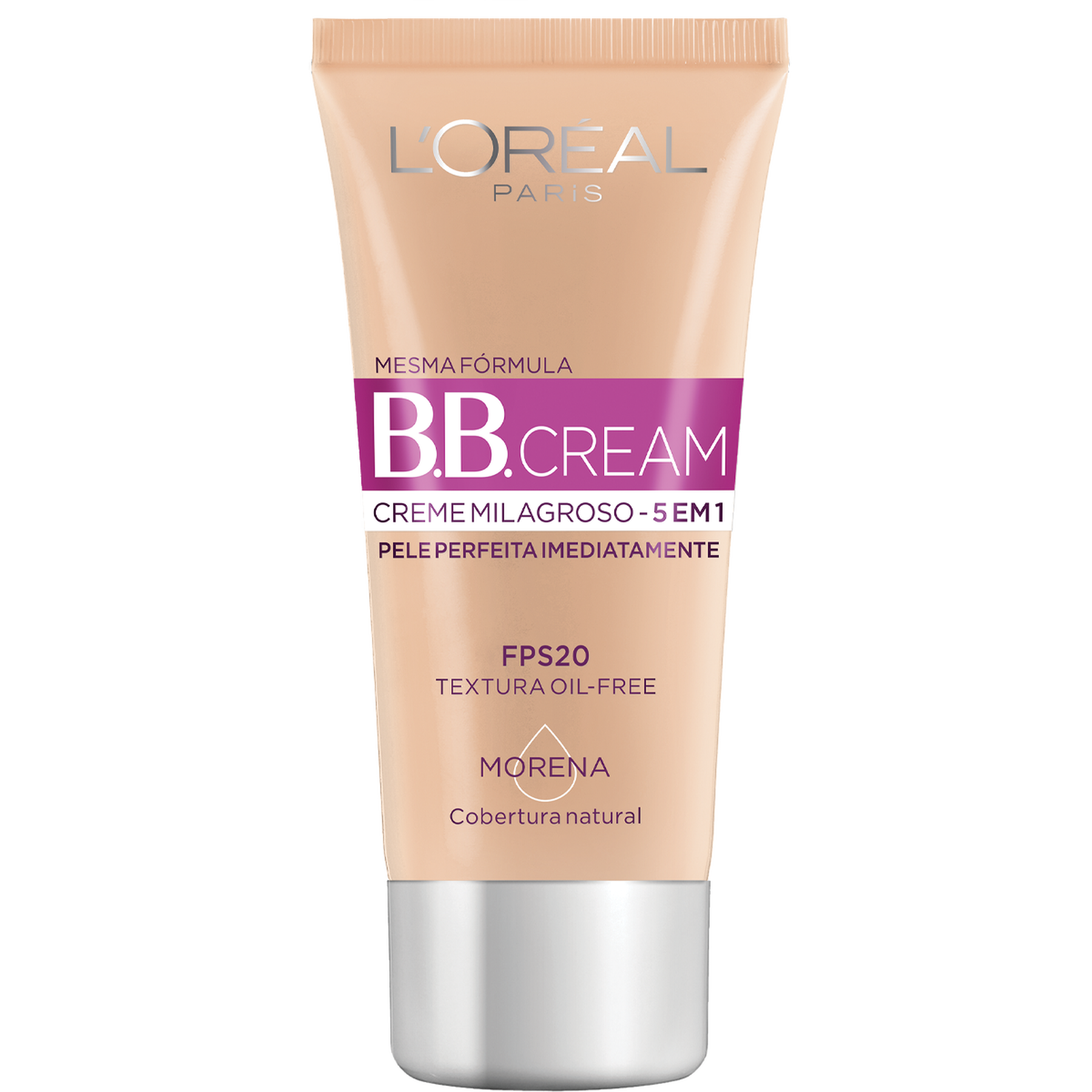 BB Cream Creme Milagroso 5 em 1 FPS20 Morena L'or&eacute;al Paris 30ml