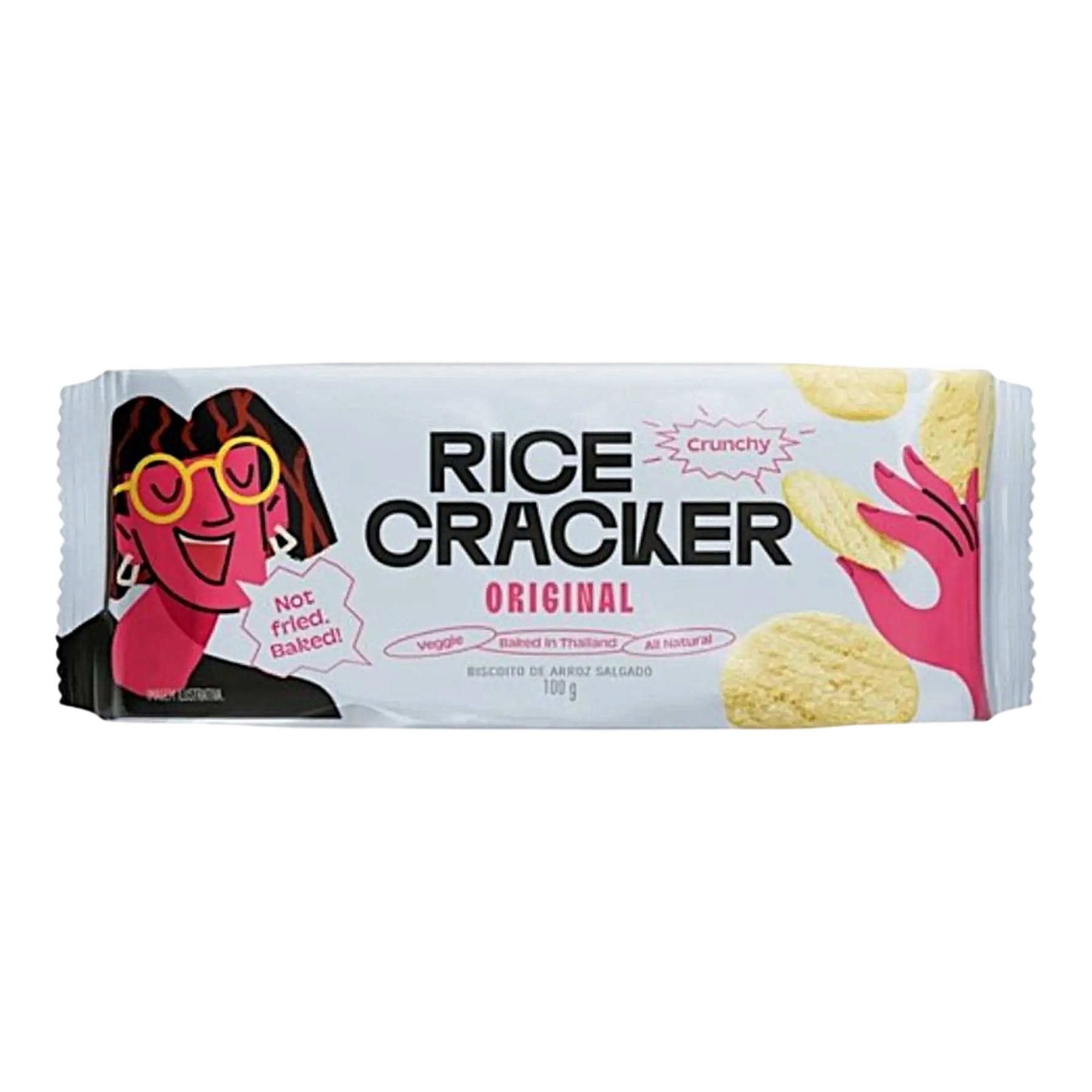 Biscoito de Arroz Salgado Original Rice Cracker 100g