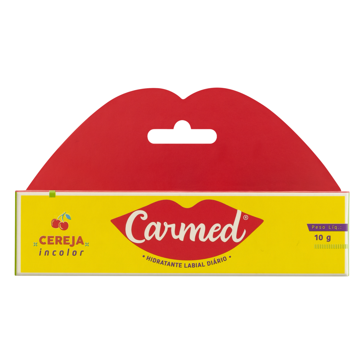 Hidratante Labial Cereja Carmed Caixa 10g