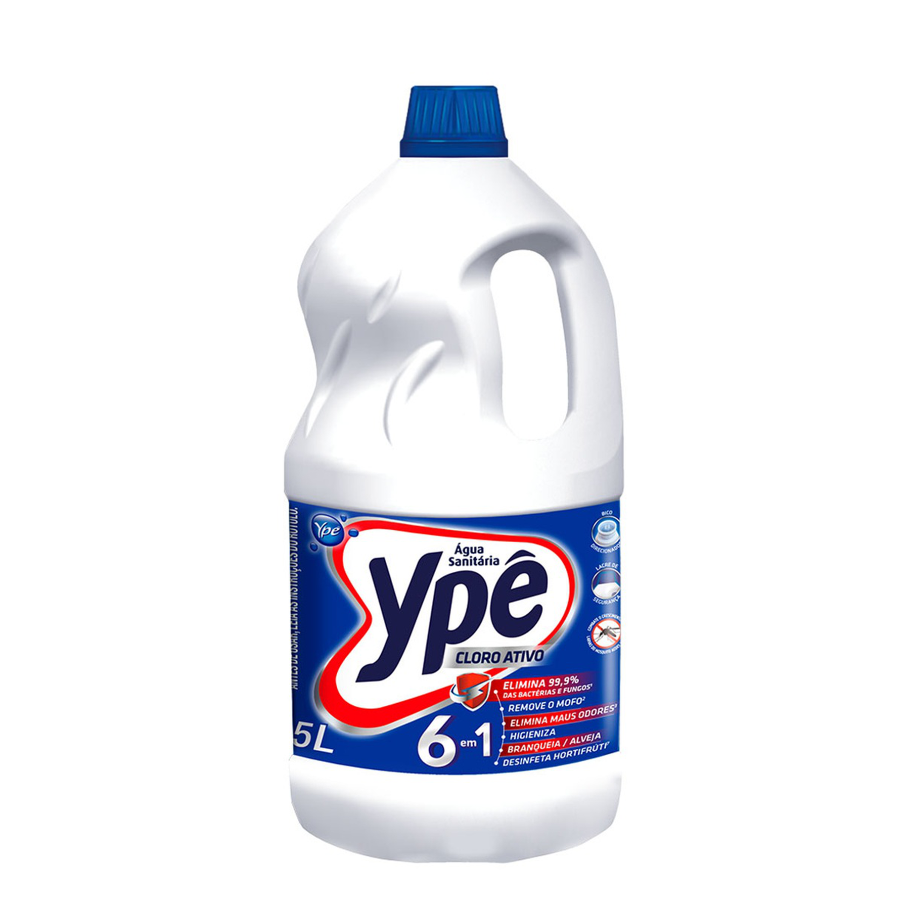 &Aacute;gua Sanit&aacute;ria Cloro Ativo Yp&ecirc; Gal&atilde;o 5l