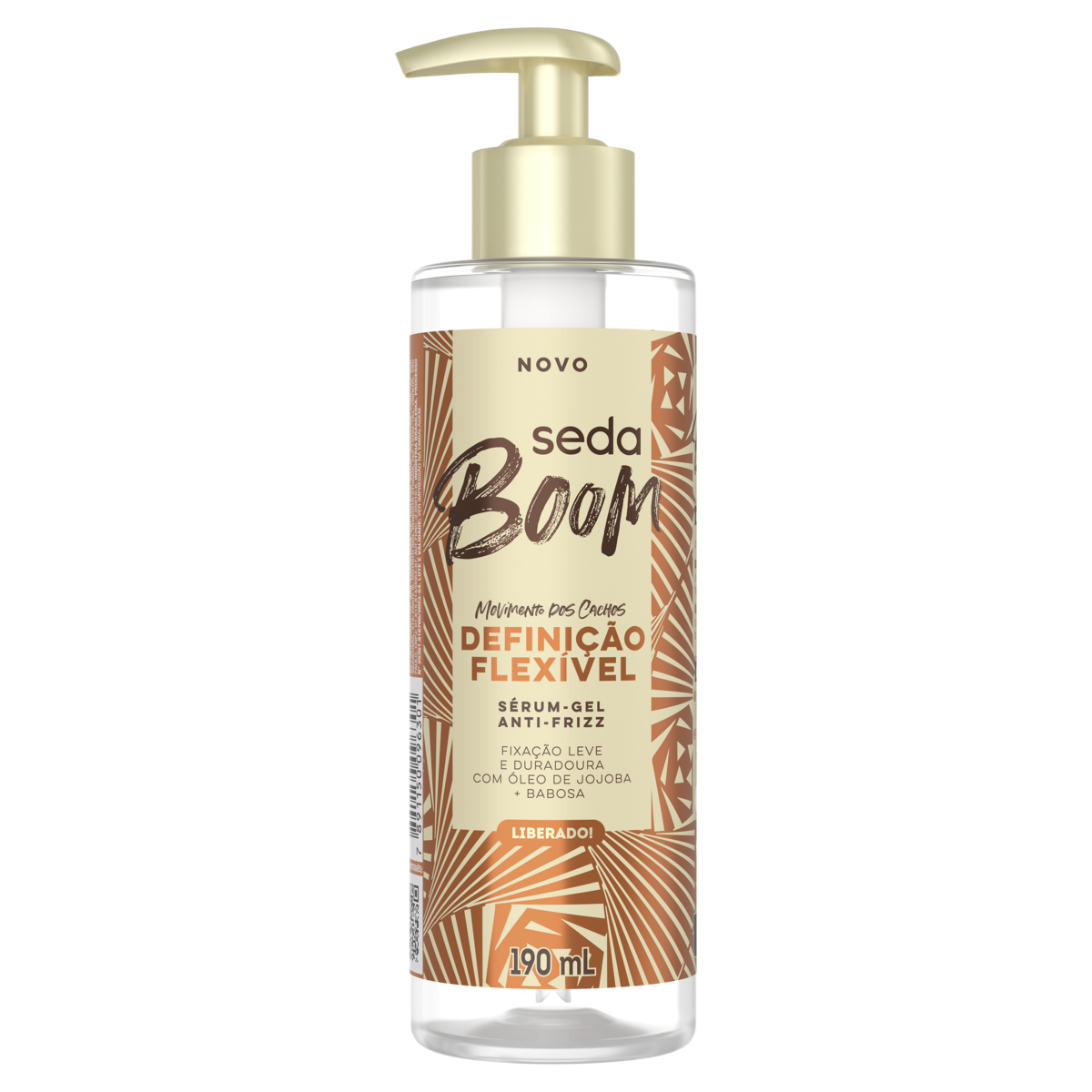 S&eacute;rum Gel Antifrizz Defini&ccedil;&atilde;o Flex&iacute;vel Seda Boom Frasco 190ml