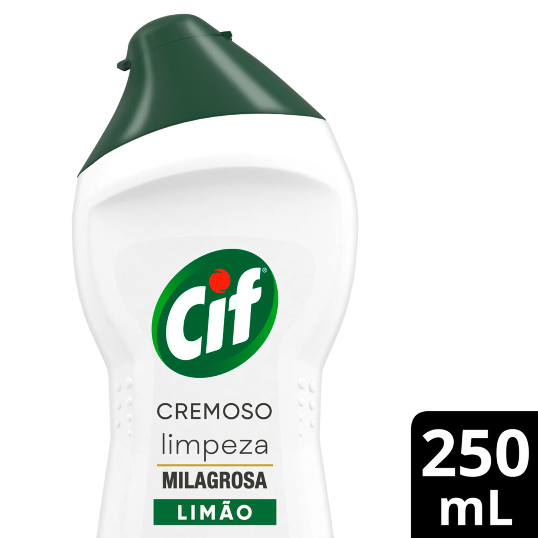 CIF Cremoso Limpeza Milagrosa Limão para casa 250ml