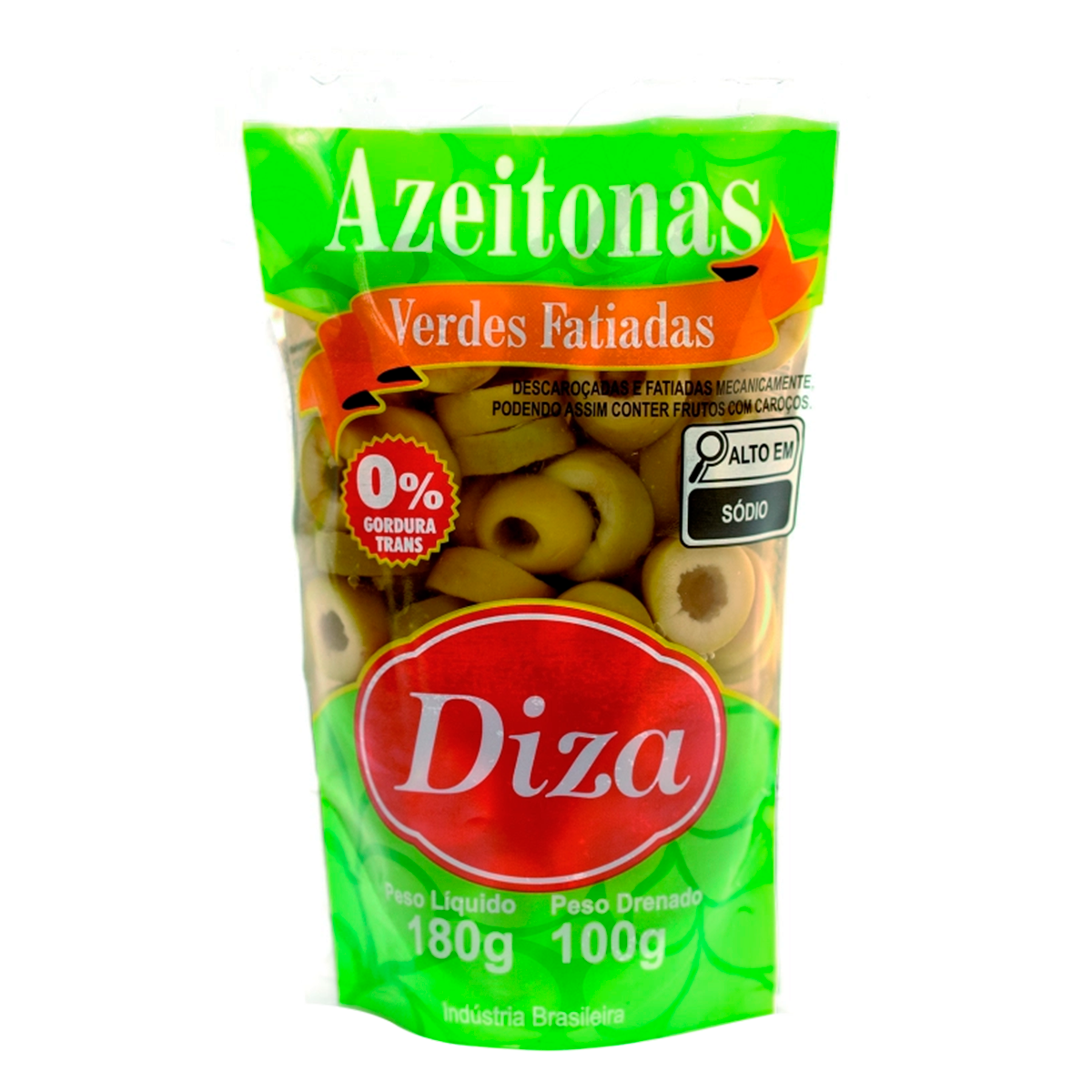 Azeitona Verde Fatiada Diza Sach&ecirc; 100g&nbsp;