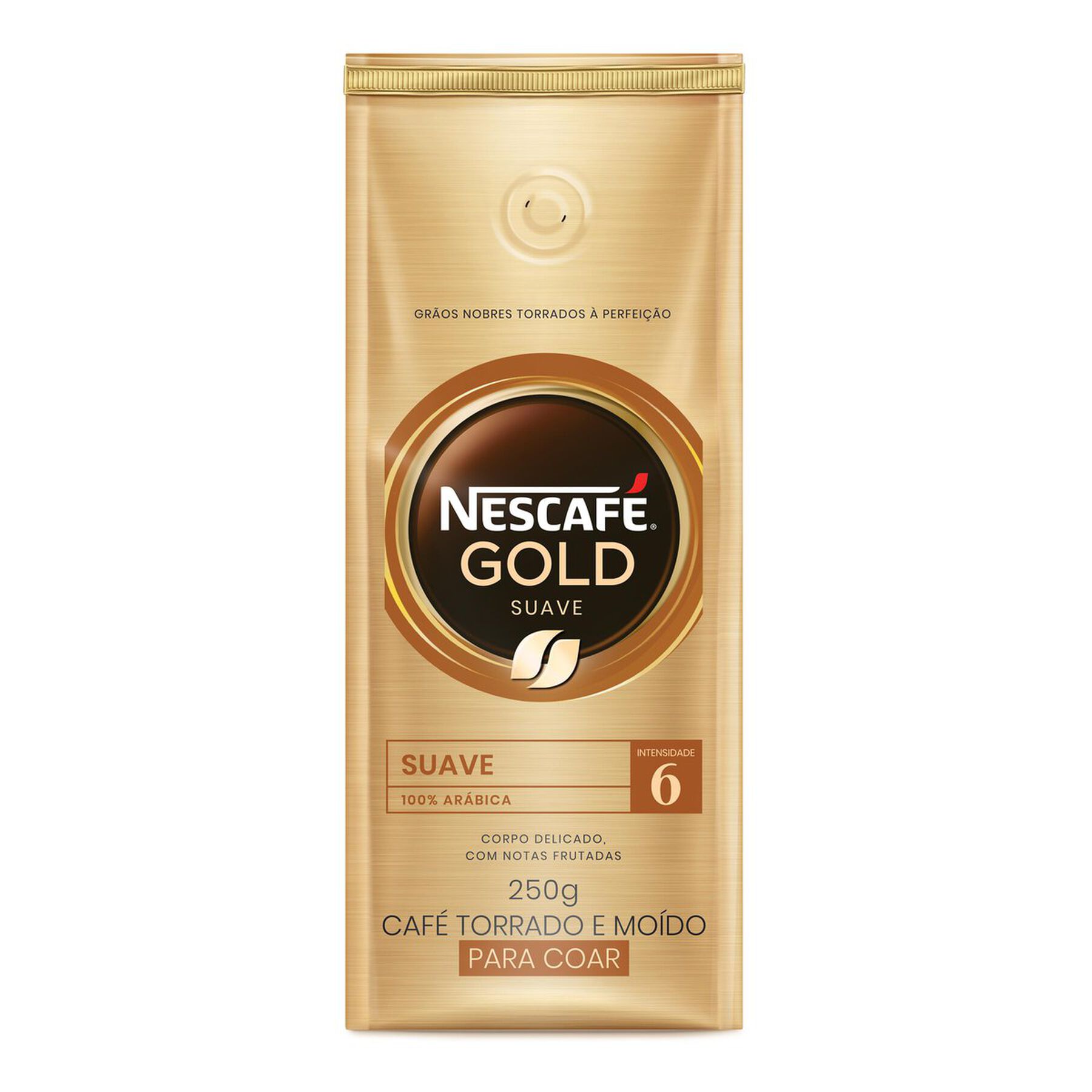 Caf&eacute; Torrado e Mo&iacute;do Suave Nescaf&eacute; Gold Pacote 250g