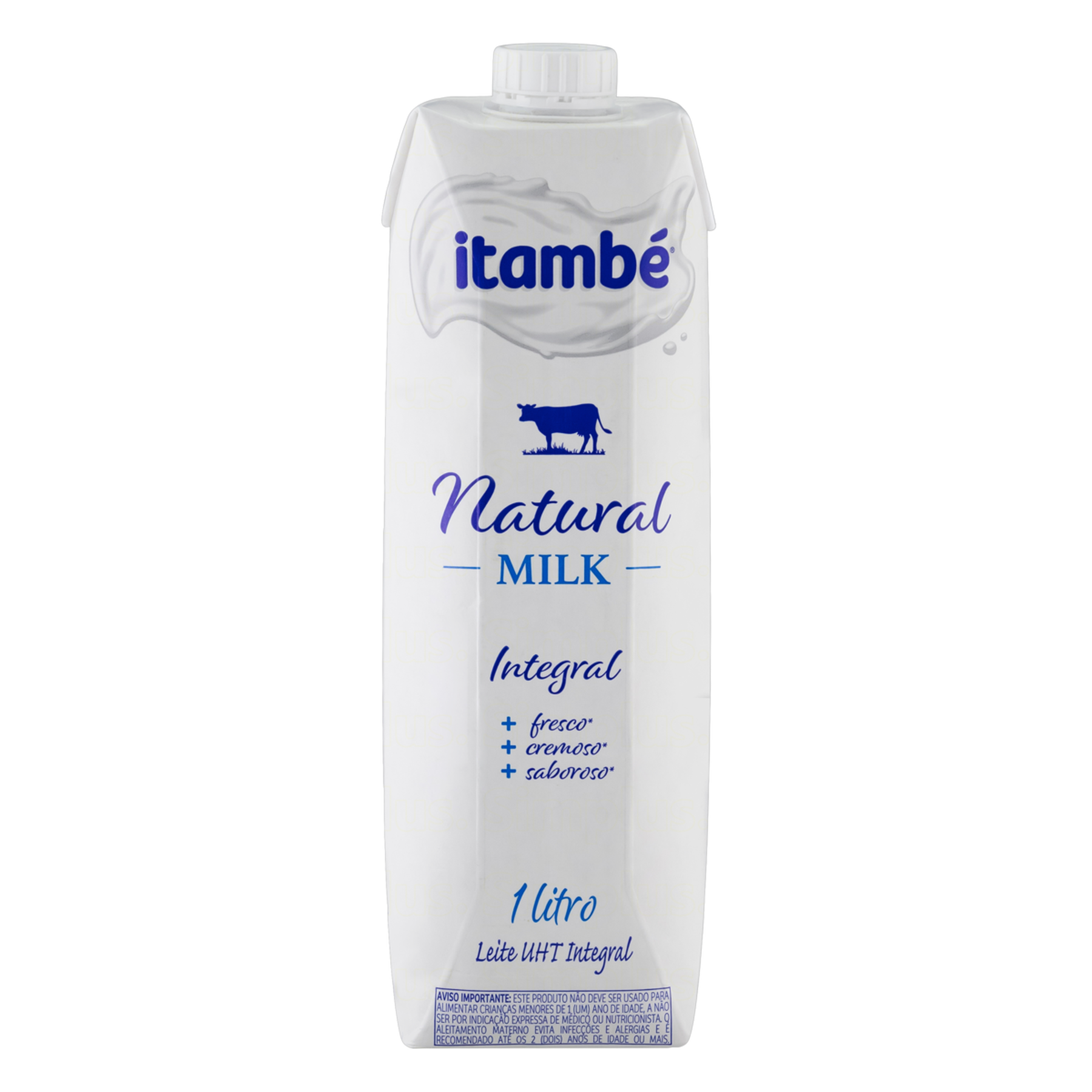 Leite UHT Integral Itambé Natural Milk Caixa com Tampa 1l