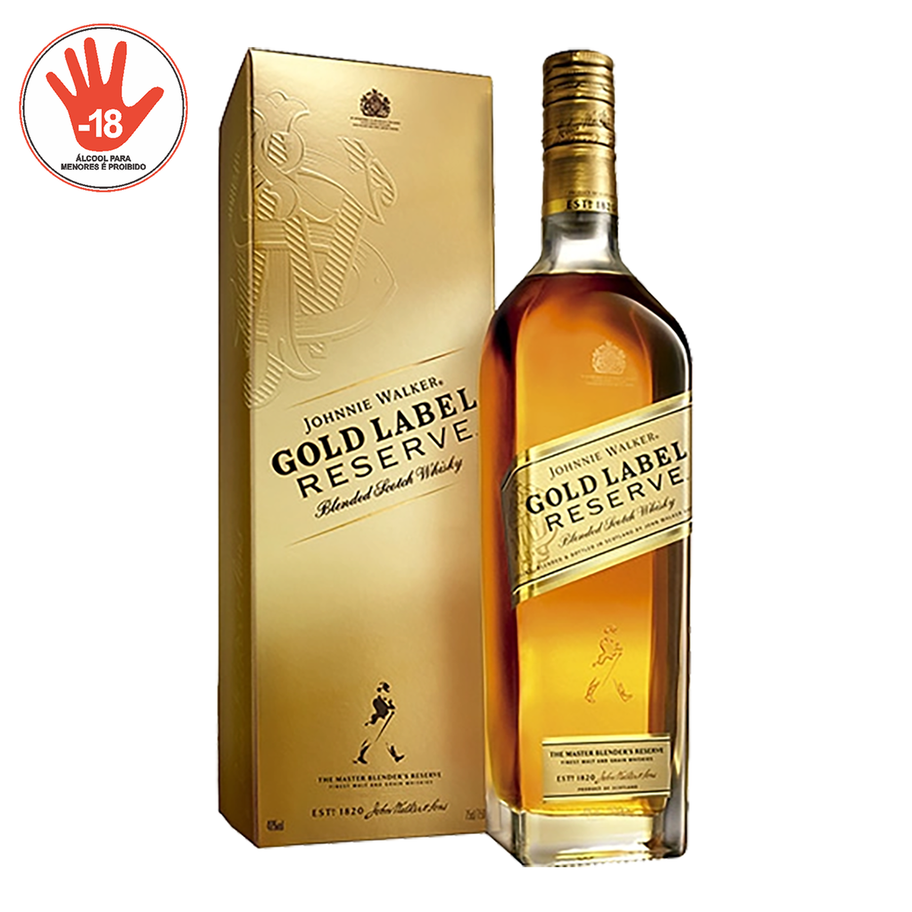 Whisky Gold Label Johnnie Walker Garrafa 750ml