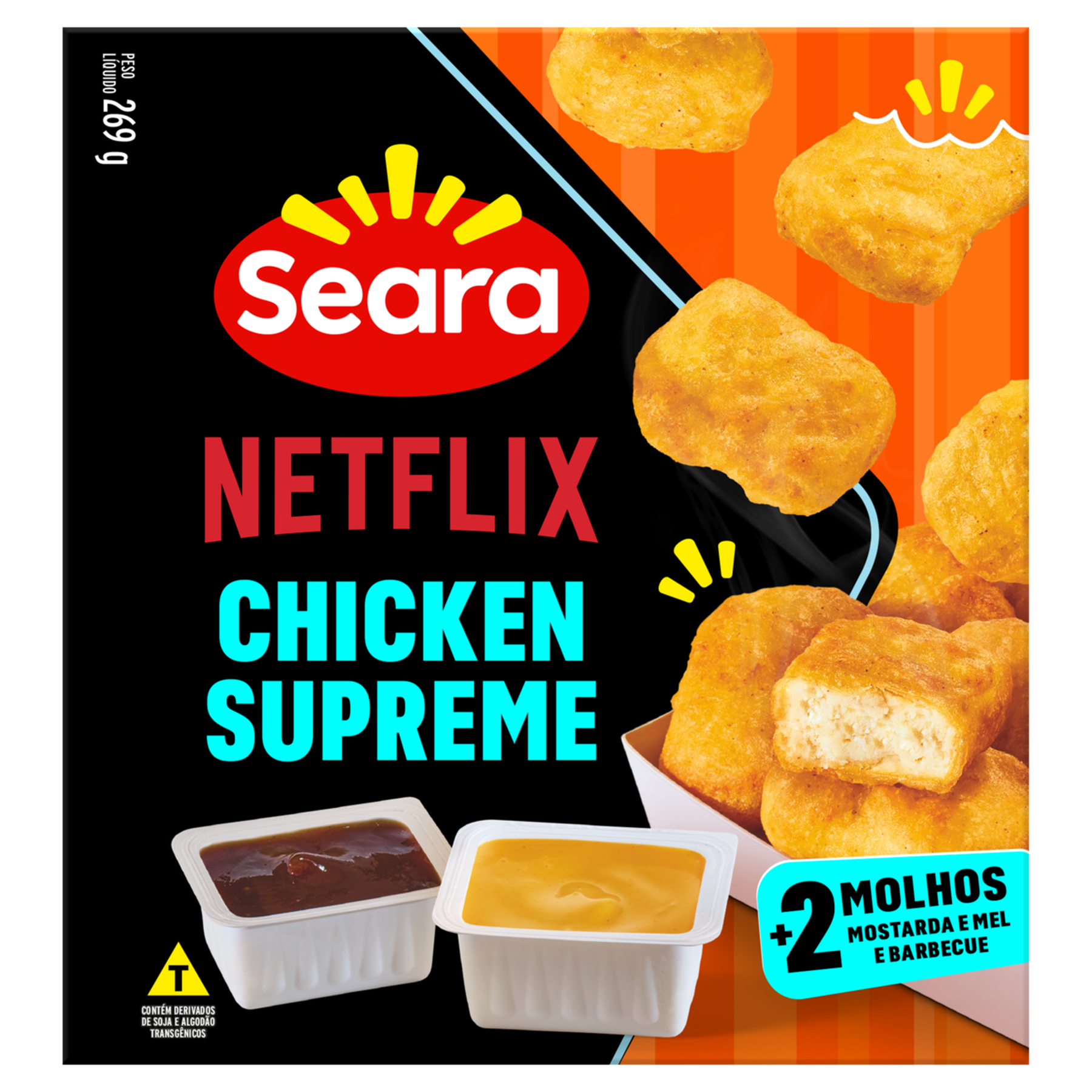 Empanado de Frango Chicken Supreme Netflix Seara Caixa 269g