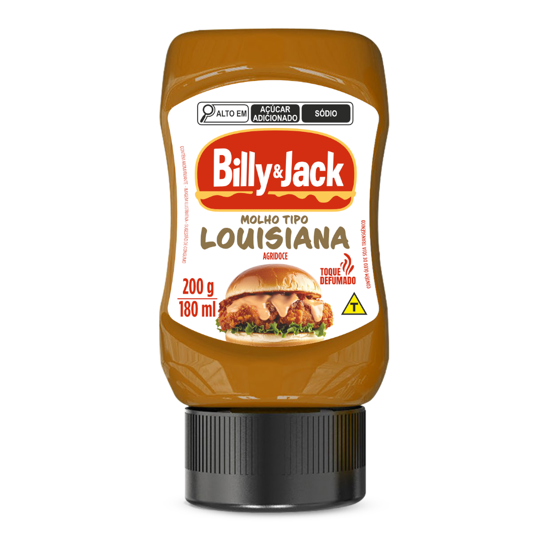 Molho Louisiana Billy & Jack Squeeze 200g