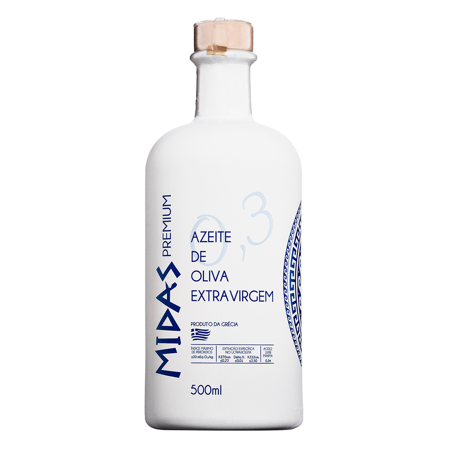 Azeite de Oliva Extravirgem Midas Premium Vidro 500ml