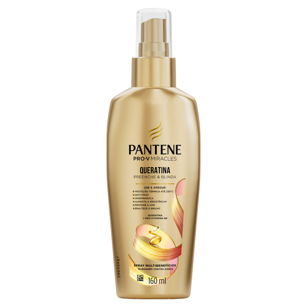 Queratina Preenche e Blinda Pro-V Miracles Pantene Frasco 160ml Spray
