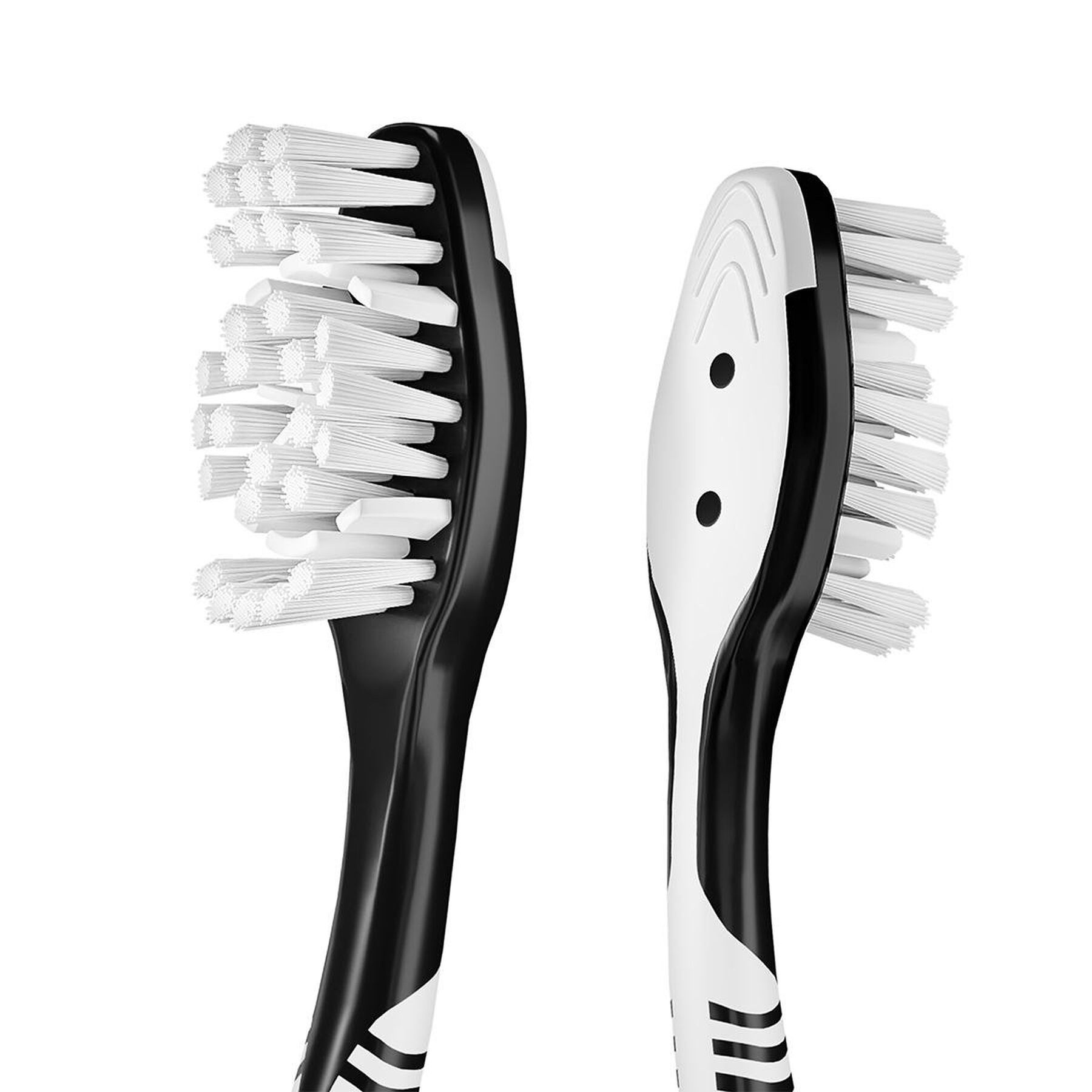 Escova Dental Macia Branco Irresist&iacute;vel Infus&atilde;o de Carv&atilde;o Sorriso C/2 Unidades