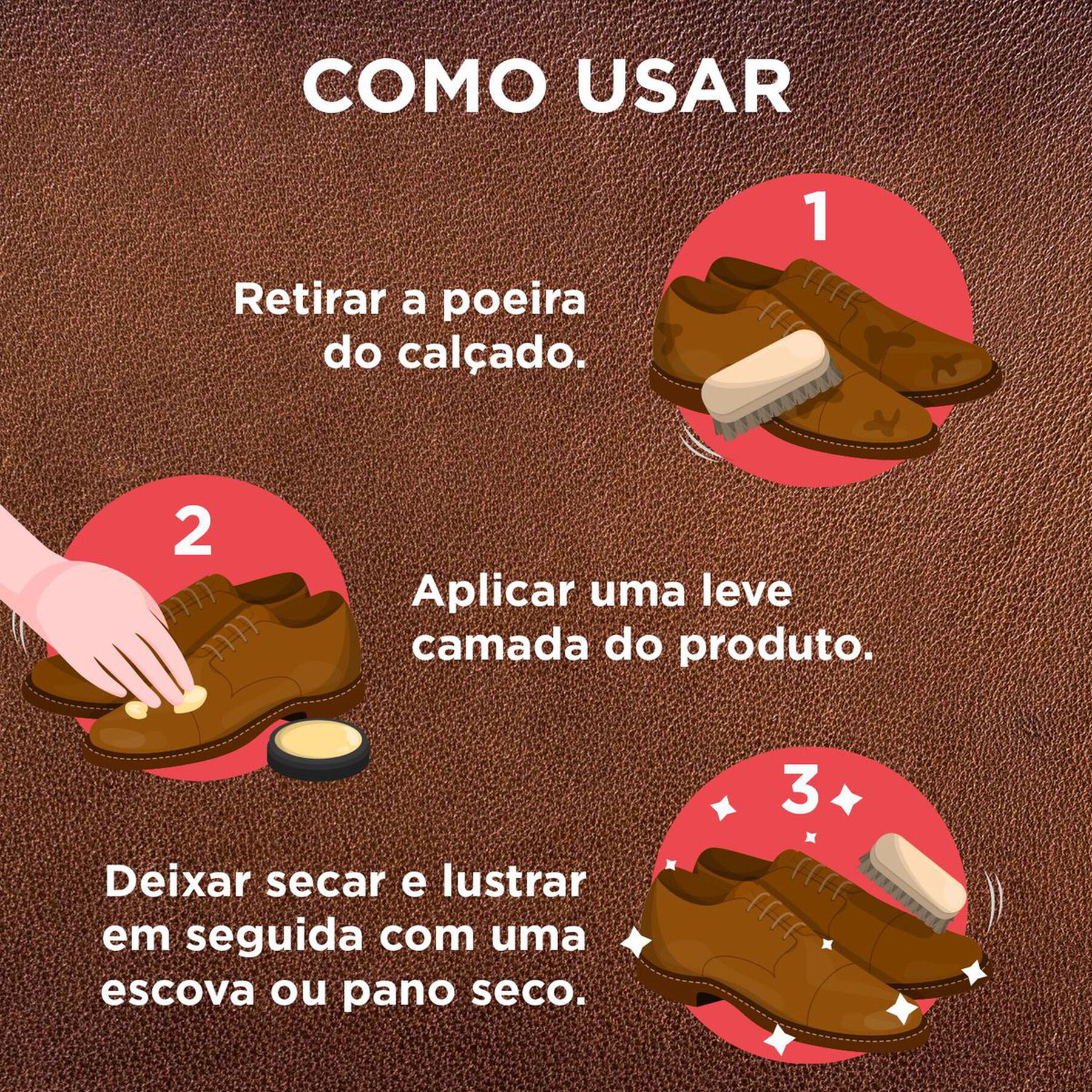 Polidor de Sapato Líquido Branco Nugget Frasco 60ml